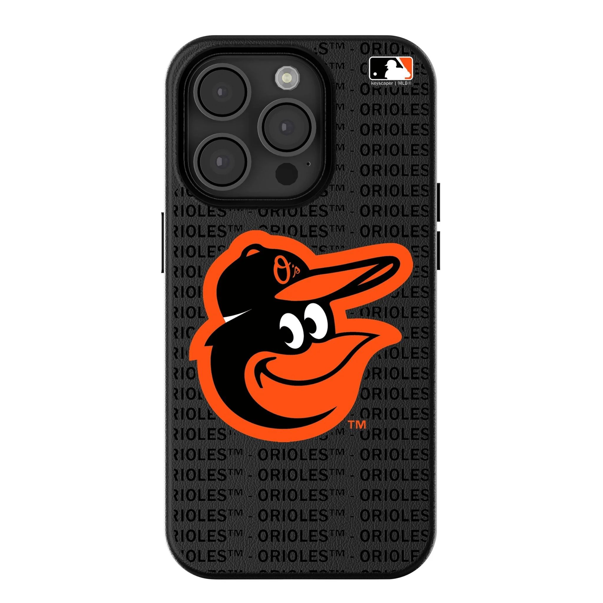 Baltimore Orioles Text Backdrop MagSafe Compatible Phone Case for Apple iPhone