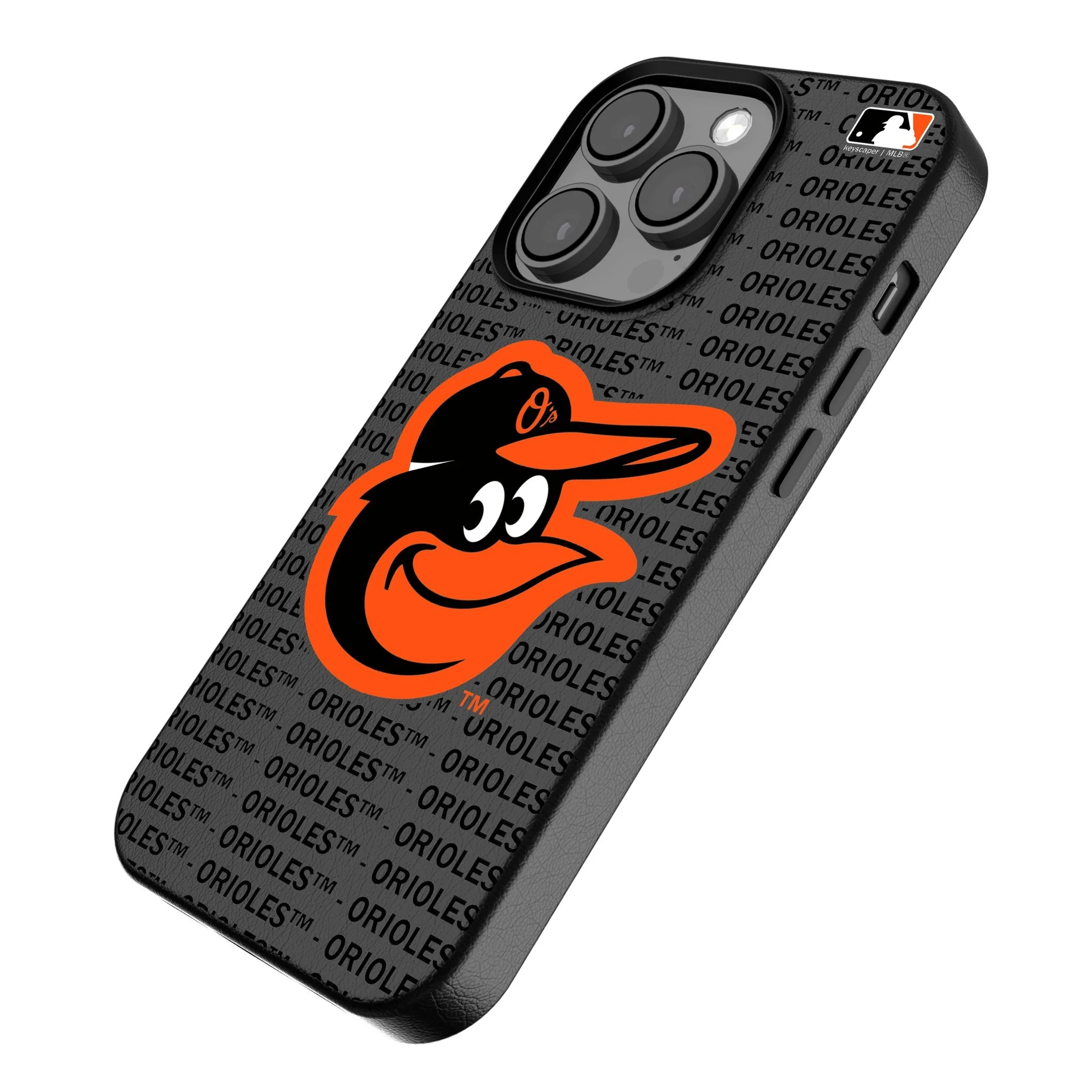 Baltimore Orioles Text Backdrop MagSafe Compatible Phone Case for Apple iPhone - Image 2