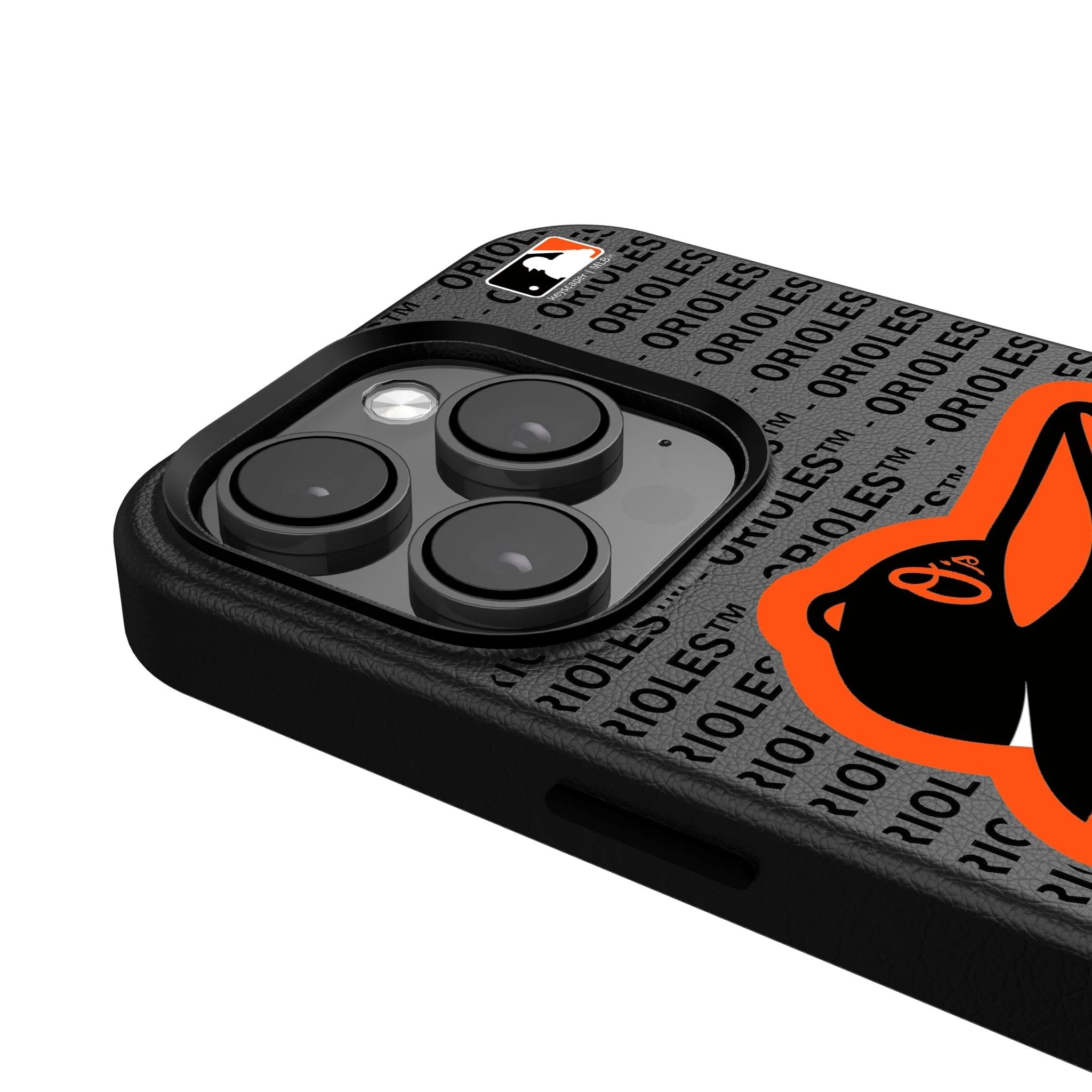 Baltimore Orioles Text Backdrop MagSafe Compatible Phone Case for Apple iPhone - Image 4