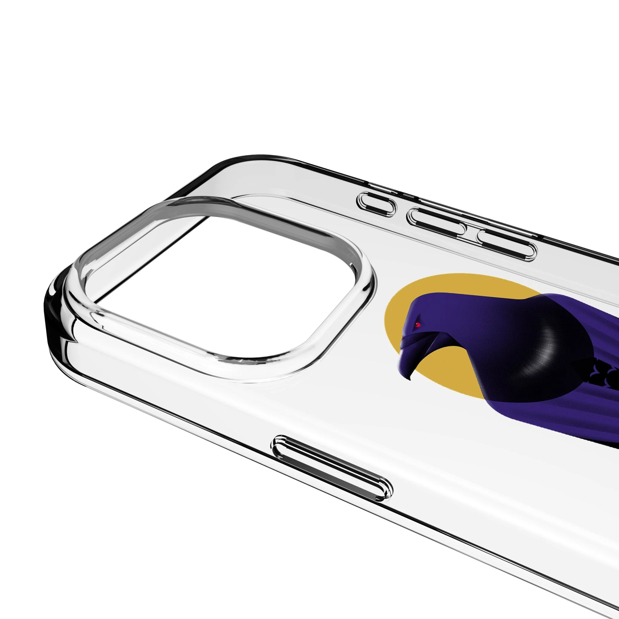 Baltimore Ravens 2024 Edition Clear Phone Case for Apple iPhone - Image 3