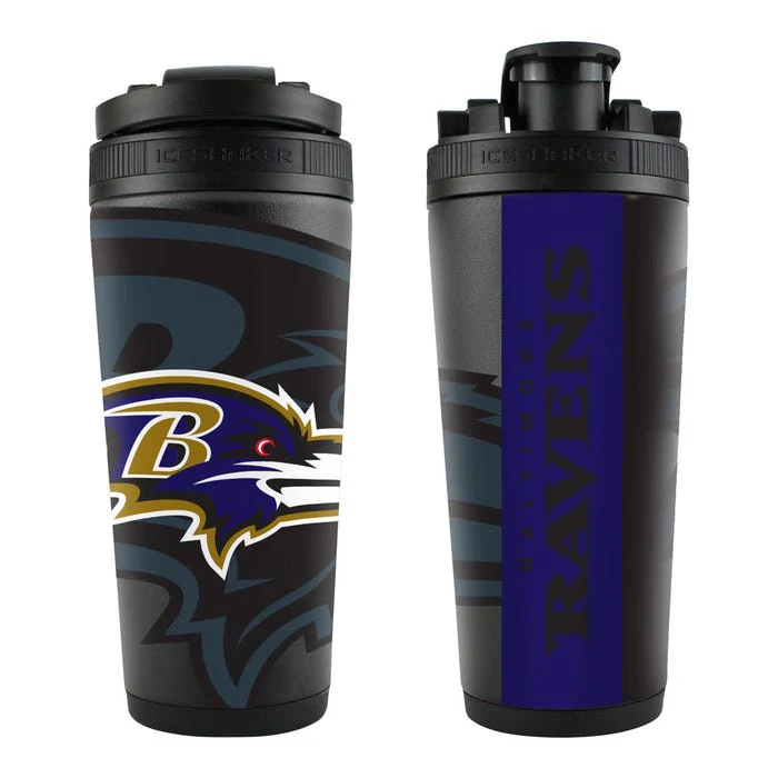 Baltimore Ravens 26oz 4D Stainless Steel Ice Shaker