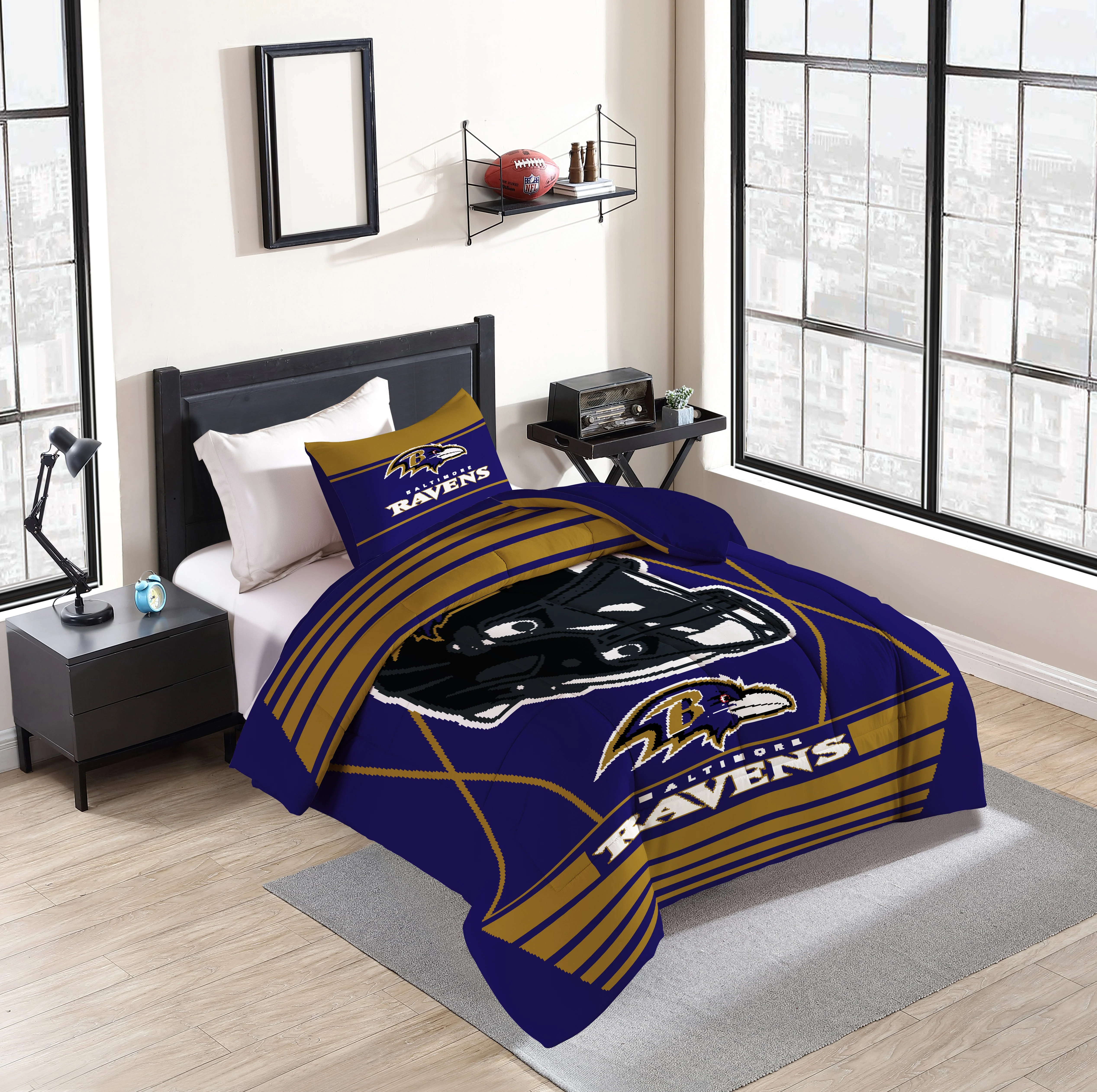 Baltimore Ravens Crosser Comforter Set Twin