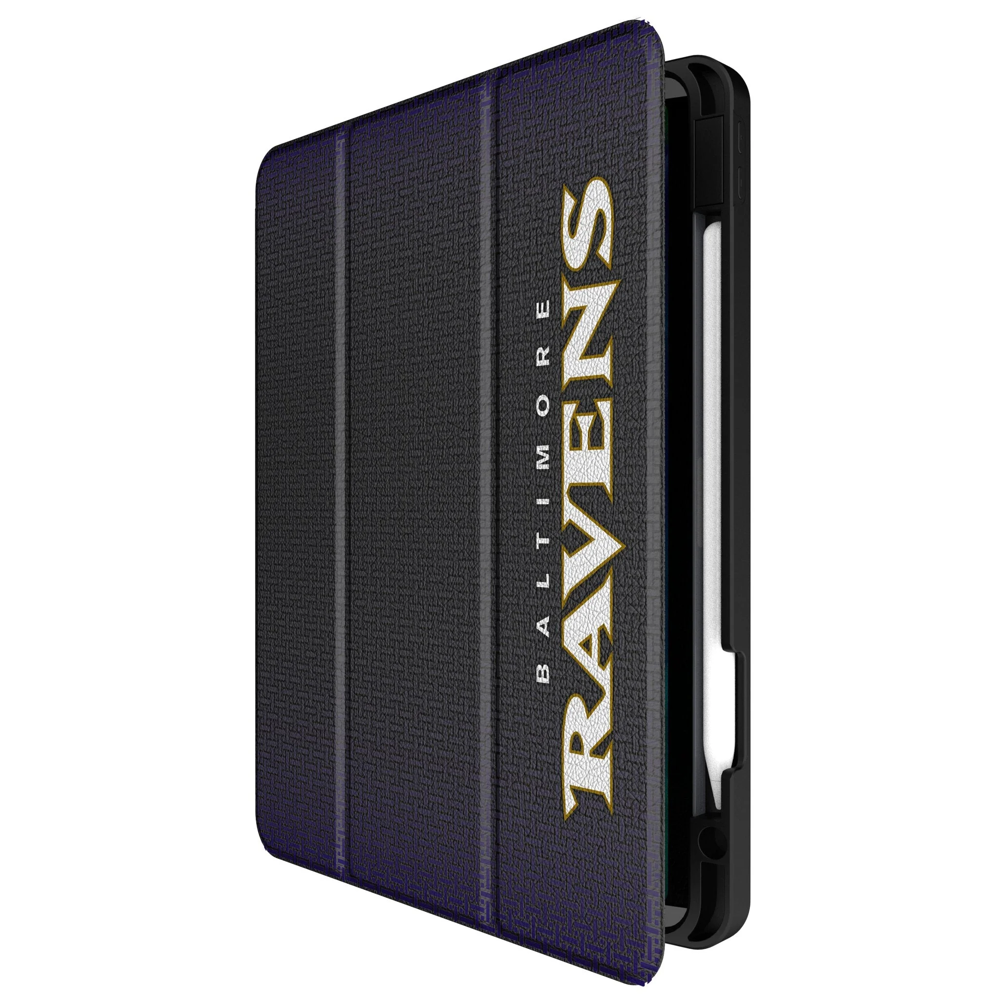 Baltimore Ravens Linen Tablet Case for Apple iPad - Image 2