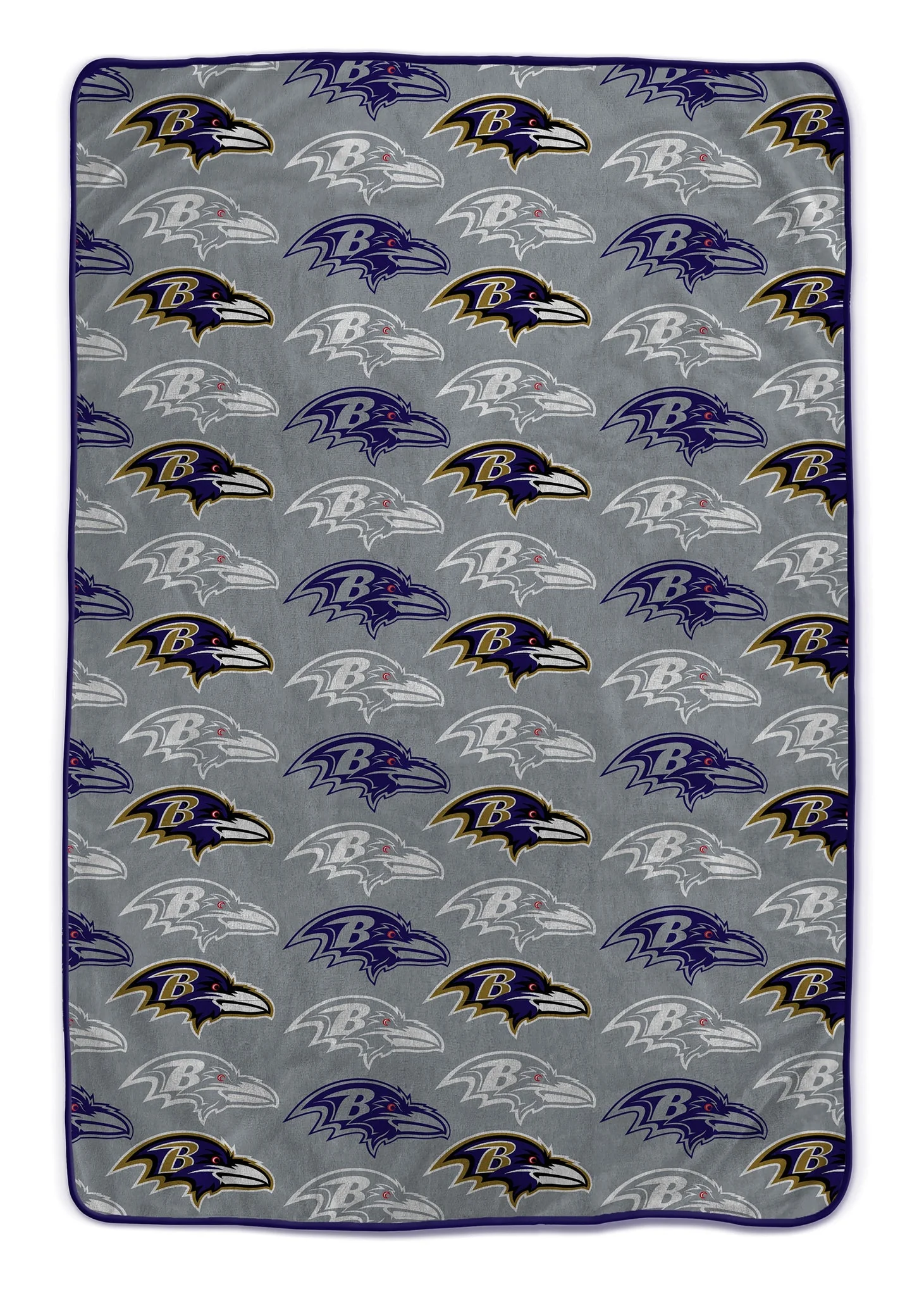 Baltimore Ravens - NFL Logo Roll Ultra Cozy Oversized 66x80 Blanket