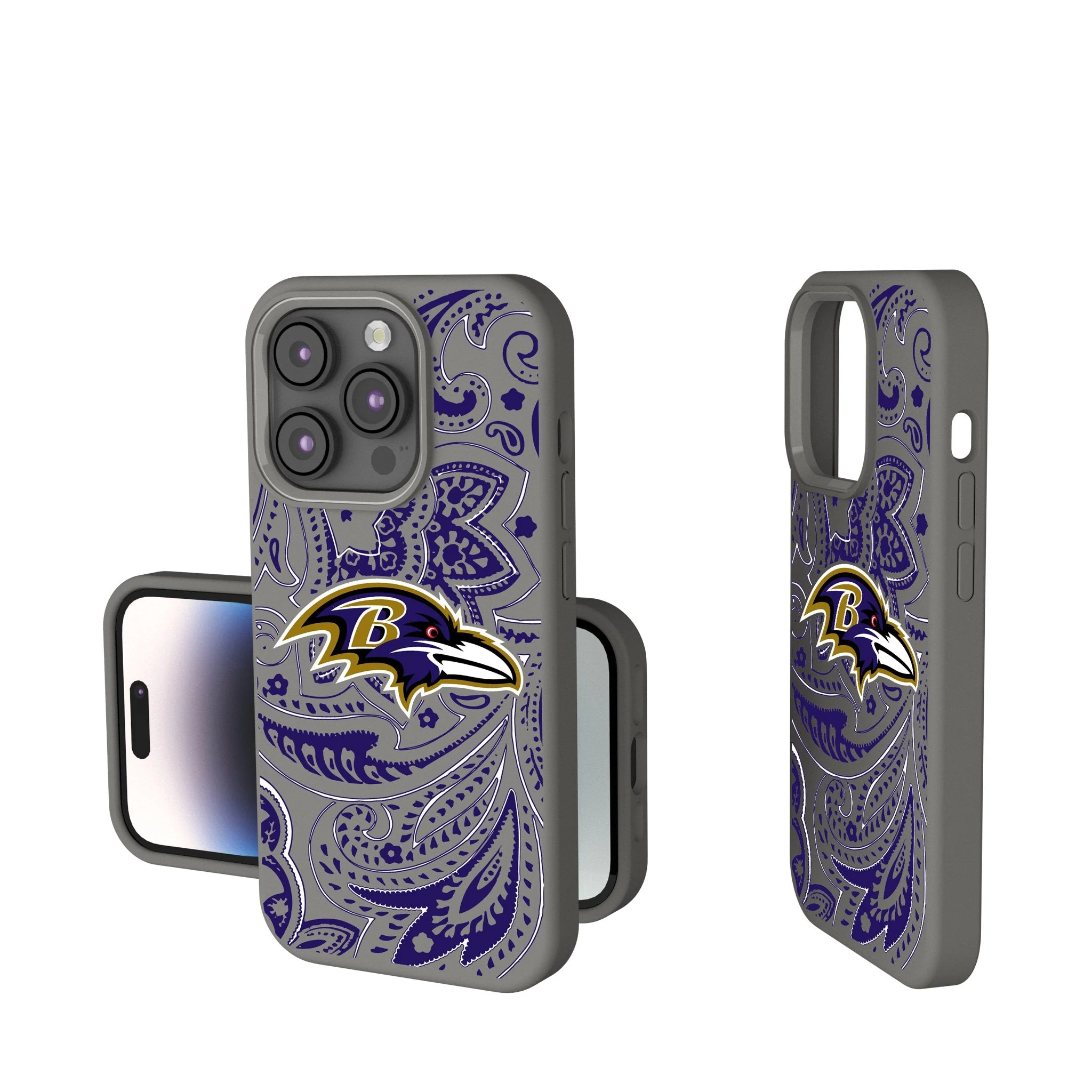 Baltimore Ravens Paisley Soft Touch Phone Case
