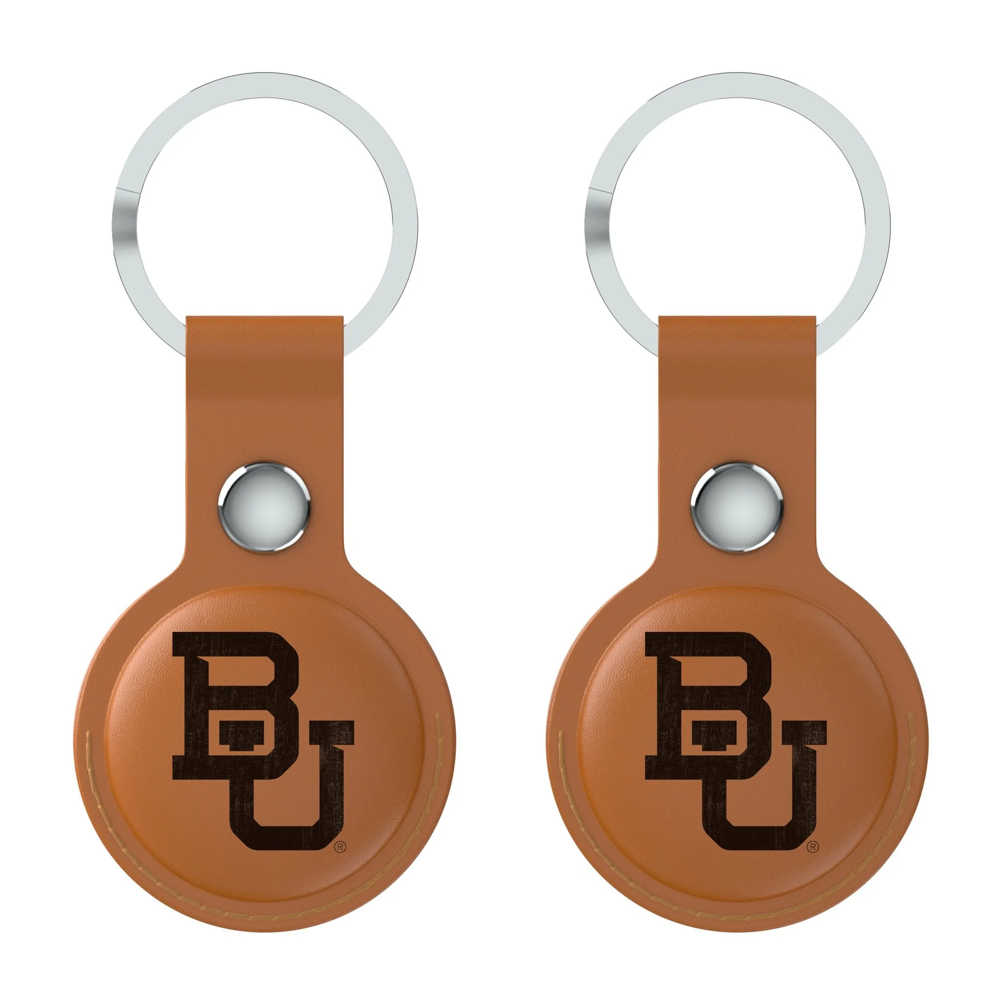 Baylor University Bears Burn Brown Airtag Holder 2-Pack - Image 2