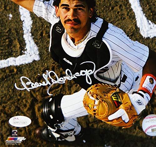 Benito Santiago Autographed San Diego Padres 8x10 PF Mask Off Photo-JSA W Auth White - Image 2
