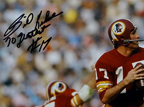 Bill Kilmer Autographed Redskins 8x10 Looking to Pass Photo - Jersey Source Auth - Image 2