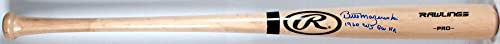 Bill Mazeroski Autographed Blonde Rawlings Pro Baseball Bat w/60 WS GW HR- JSA W Blue - Image 2