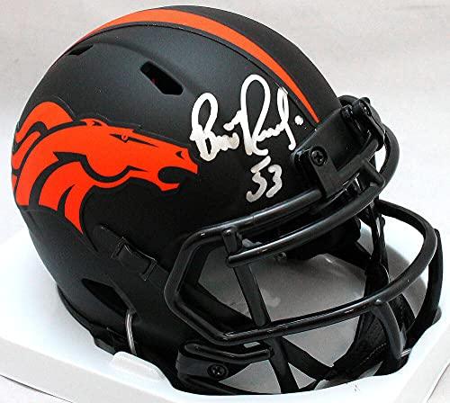 Bill Romanowski Autographed Denver Broncos Eclipse Mini Helmet - JSA W Silver