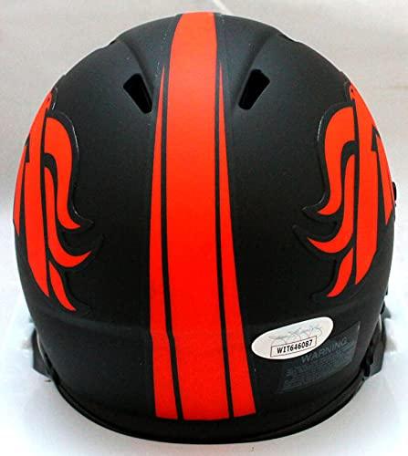 Bill Romanowski Autographed Denver Broncos Eclipse Mini Helmet - JSA W Silver - Image 2