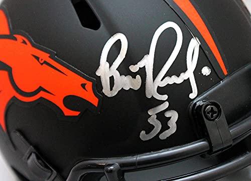 Bill Romanowski Autographed Denver Broncos Eclipse Mini Helmet - JSA W Silver - Image 3