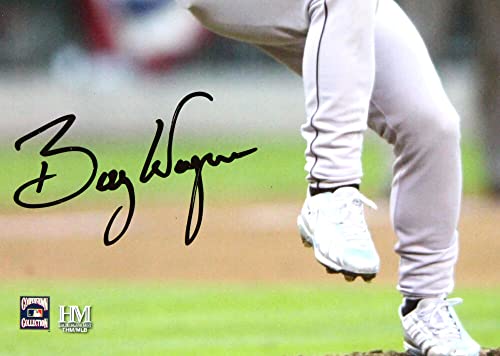 Billy Wagner Autographed 8x10 HM Pitching Photo- TriStar Authenticated Black - Image 2