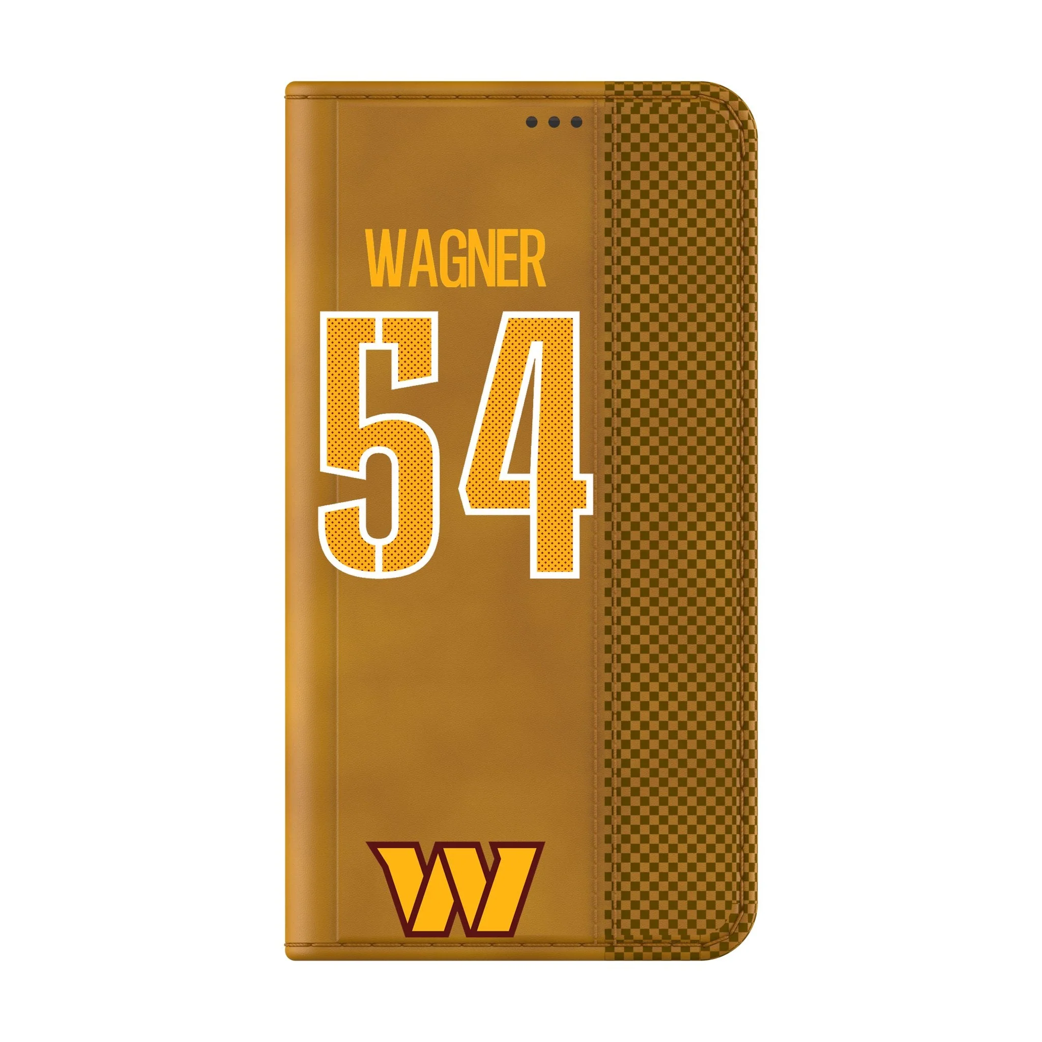 Bobby Wagner Washington Commanders 54 Game Tactic Folio Phone Case for Samsung Galaxy - Image 2
