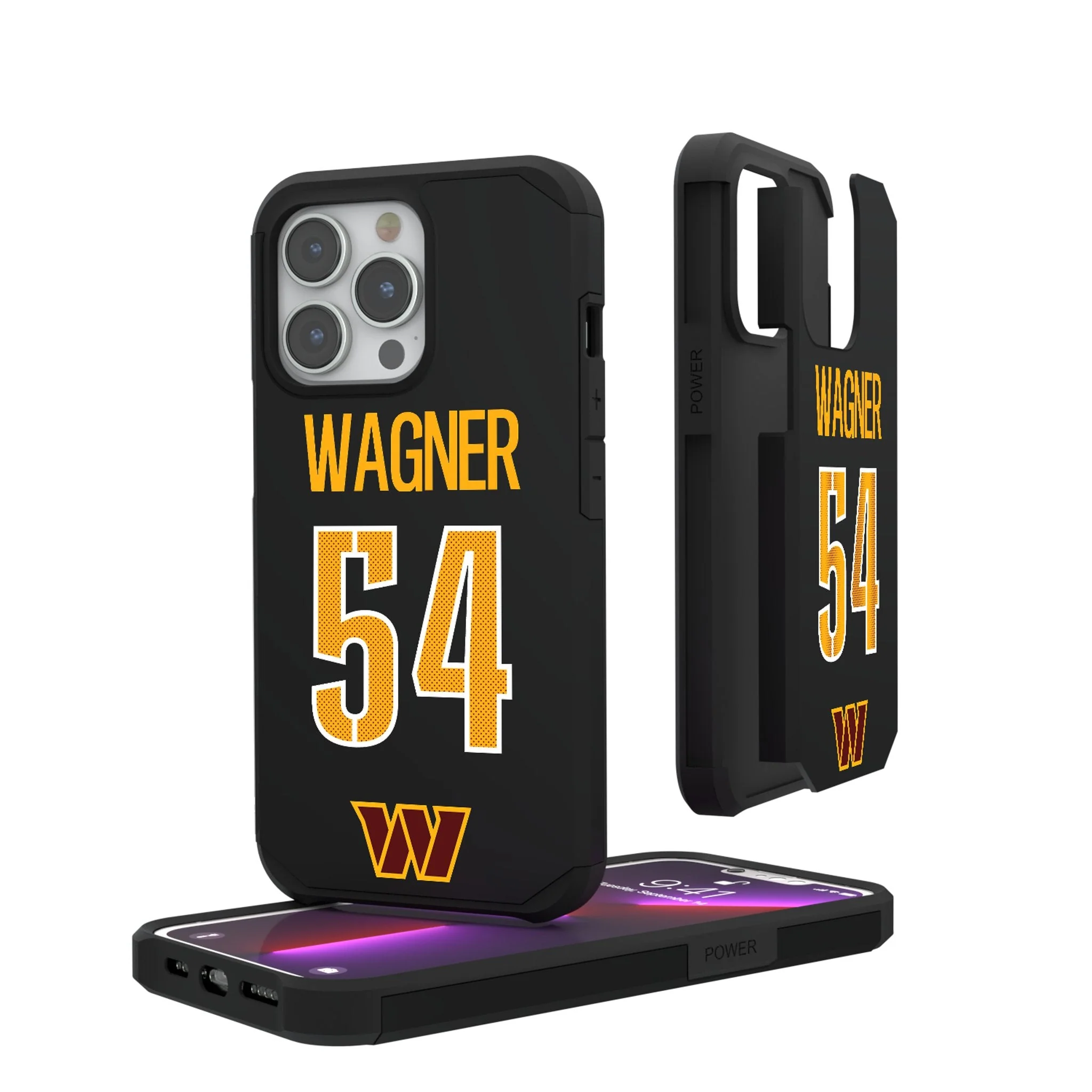 Bobby Wagner Washington Commanders 54 Ready Rugged Phone Case