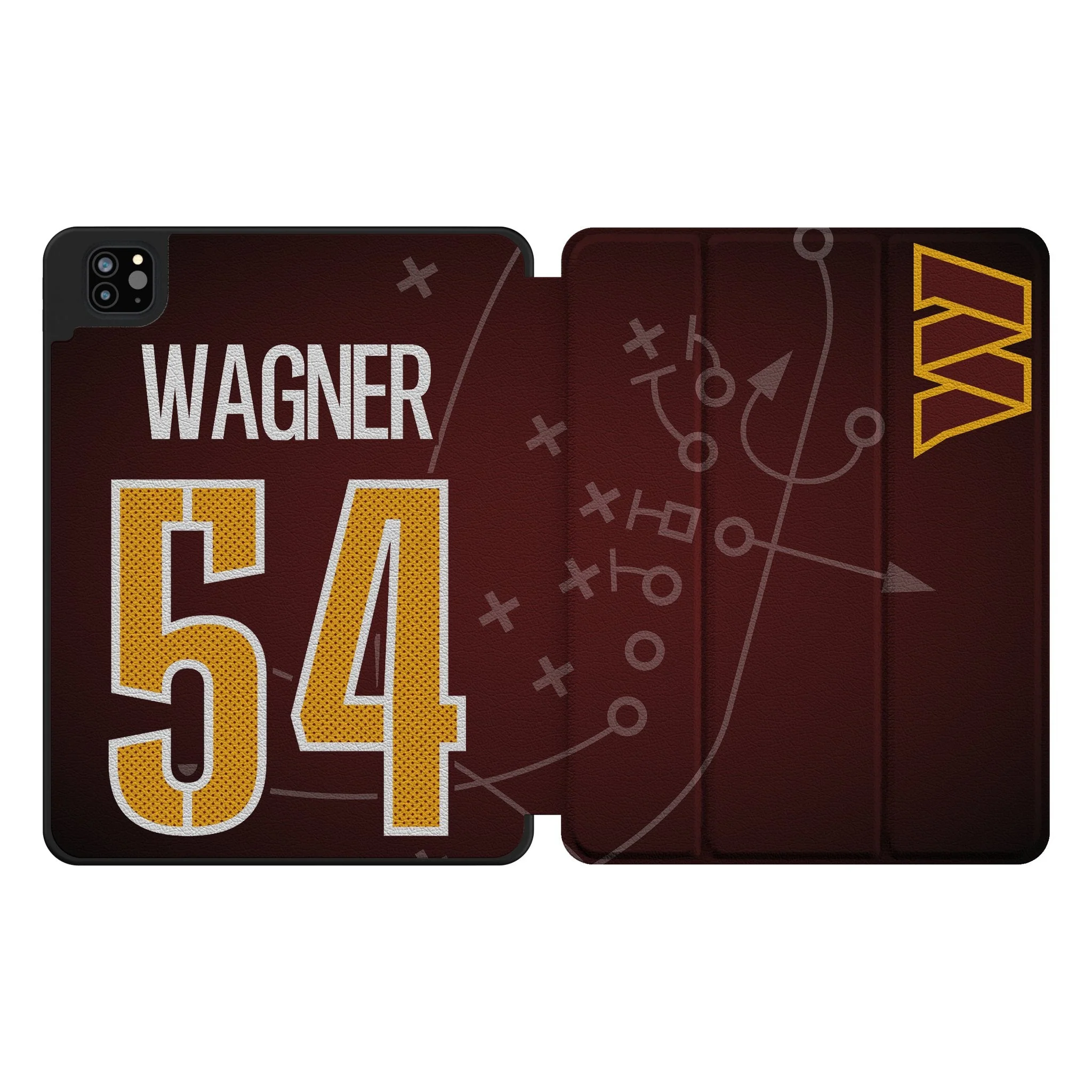 Bobby Wagner Washington Commanders 54 Ready Tablet Case for Apple iPad