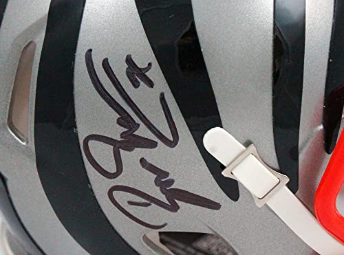 Boomer Esiason Autographed Cincinnati Bengals Flash Speed Mini Helmet-Beckett W Hologram Black - Image 5