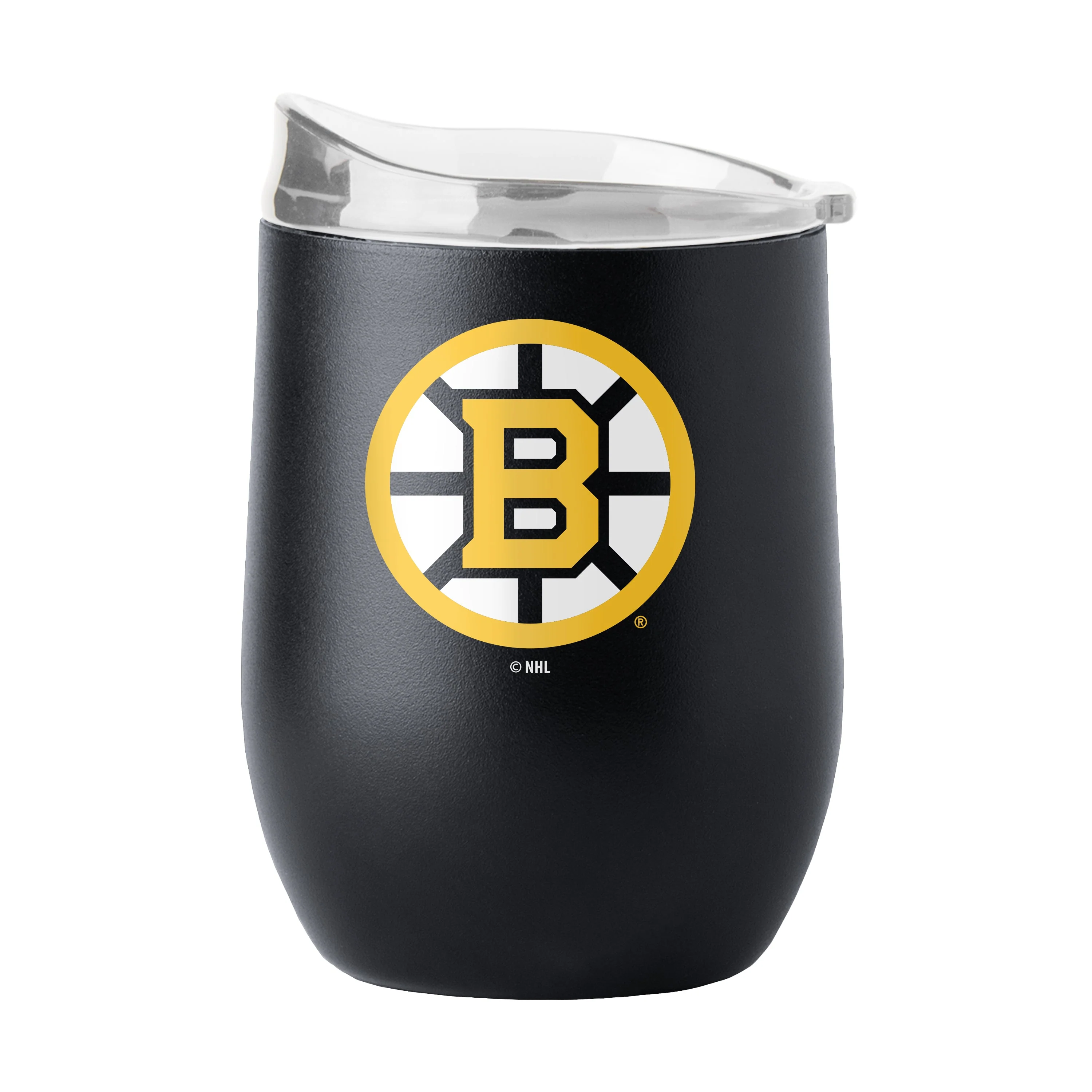 Boston Bruins 16oz Flipside Powder Coat Curved Bev