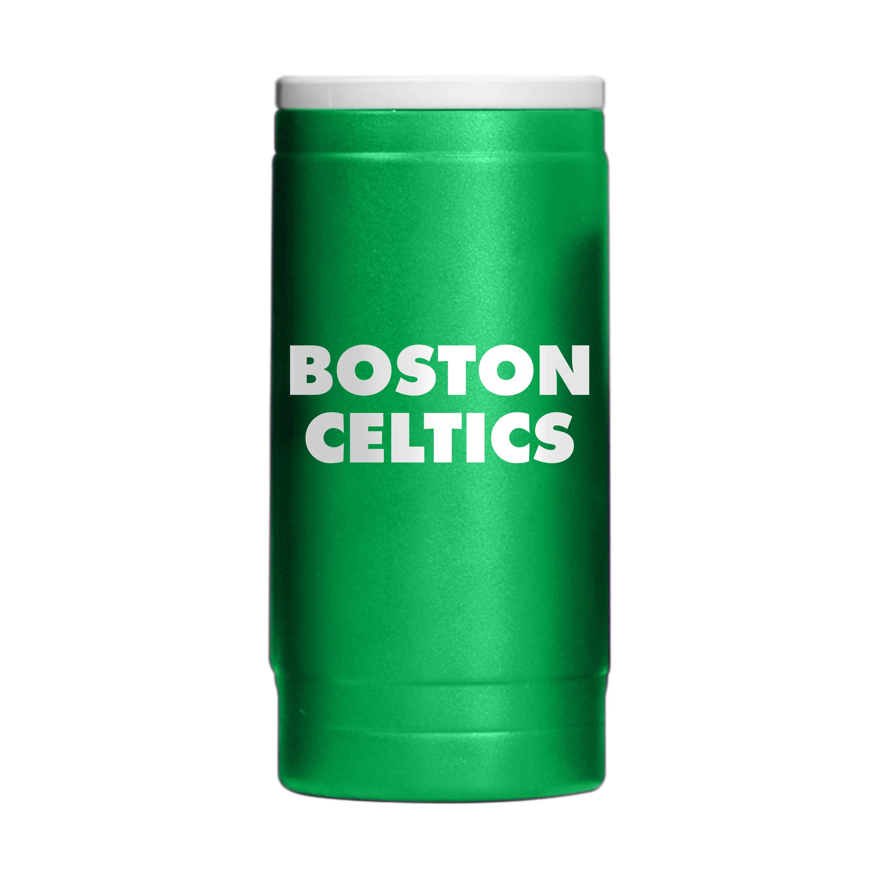 Boston Celtics 12oz Flipside Powdercoat SlimCan Coolie - Image 2
