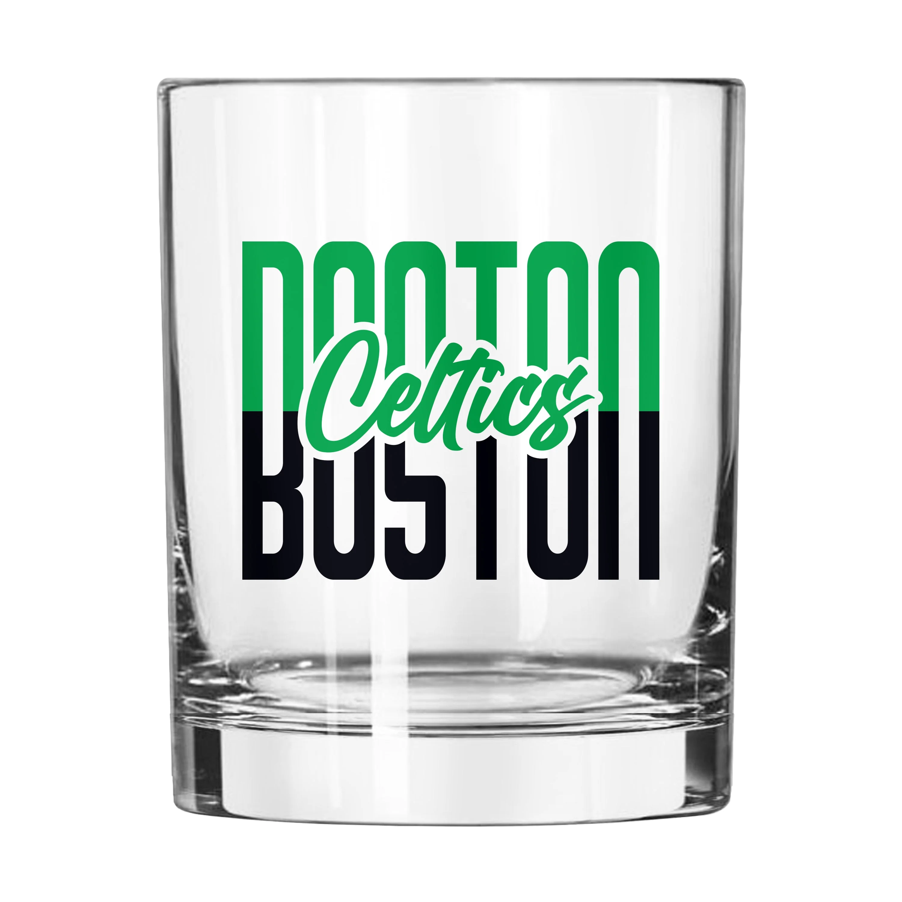 Boston Celtics 14oz 2024 NBA Champions Rocks Glass - Image 2