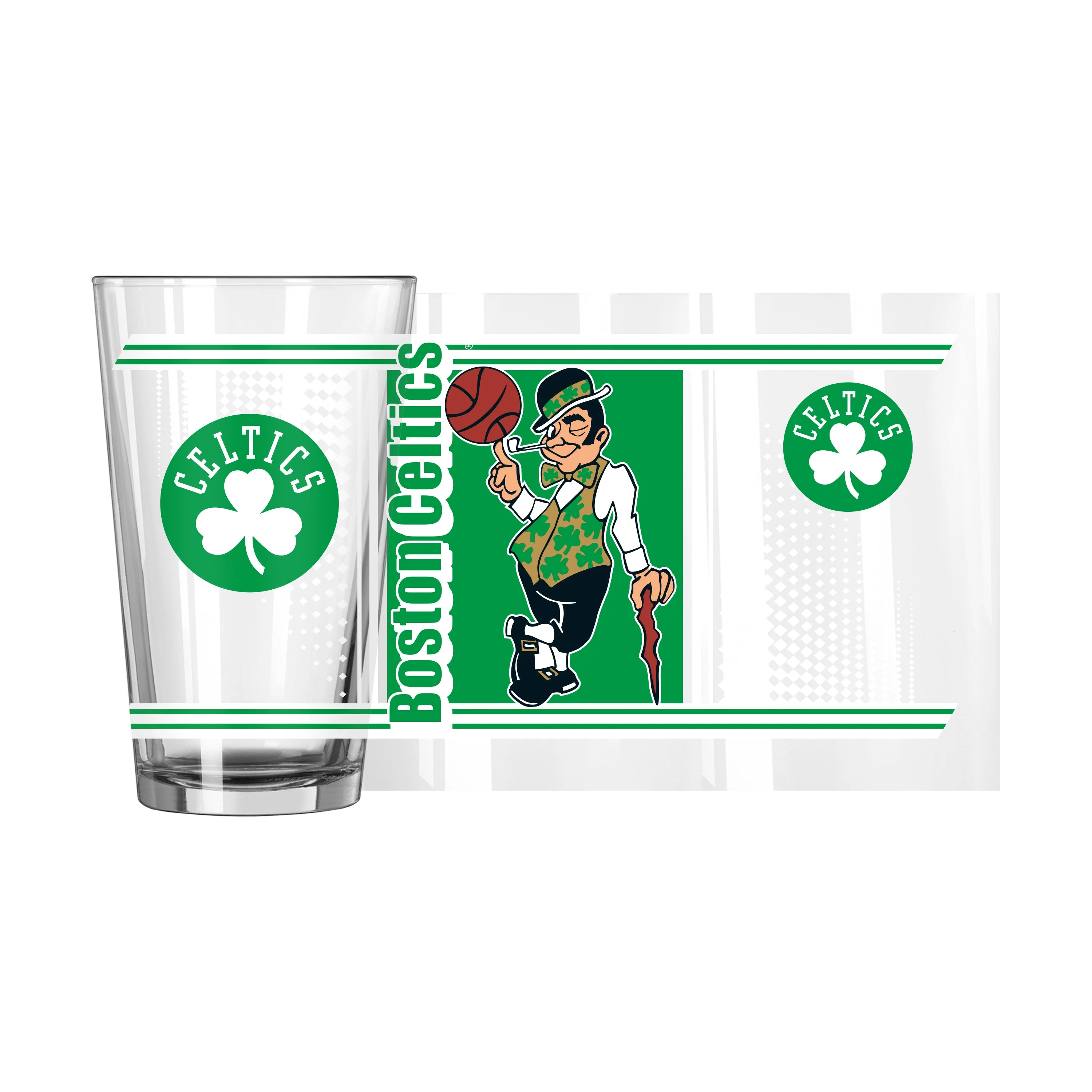 Boston Celtics 16oz Hero Pint Glass - Image 2
