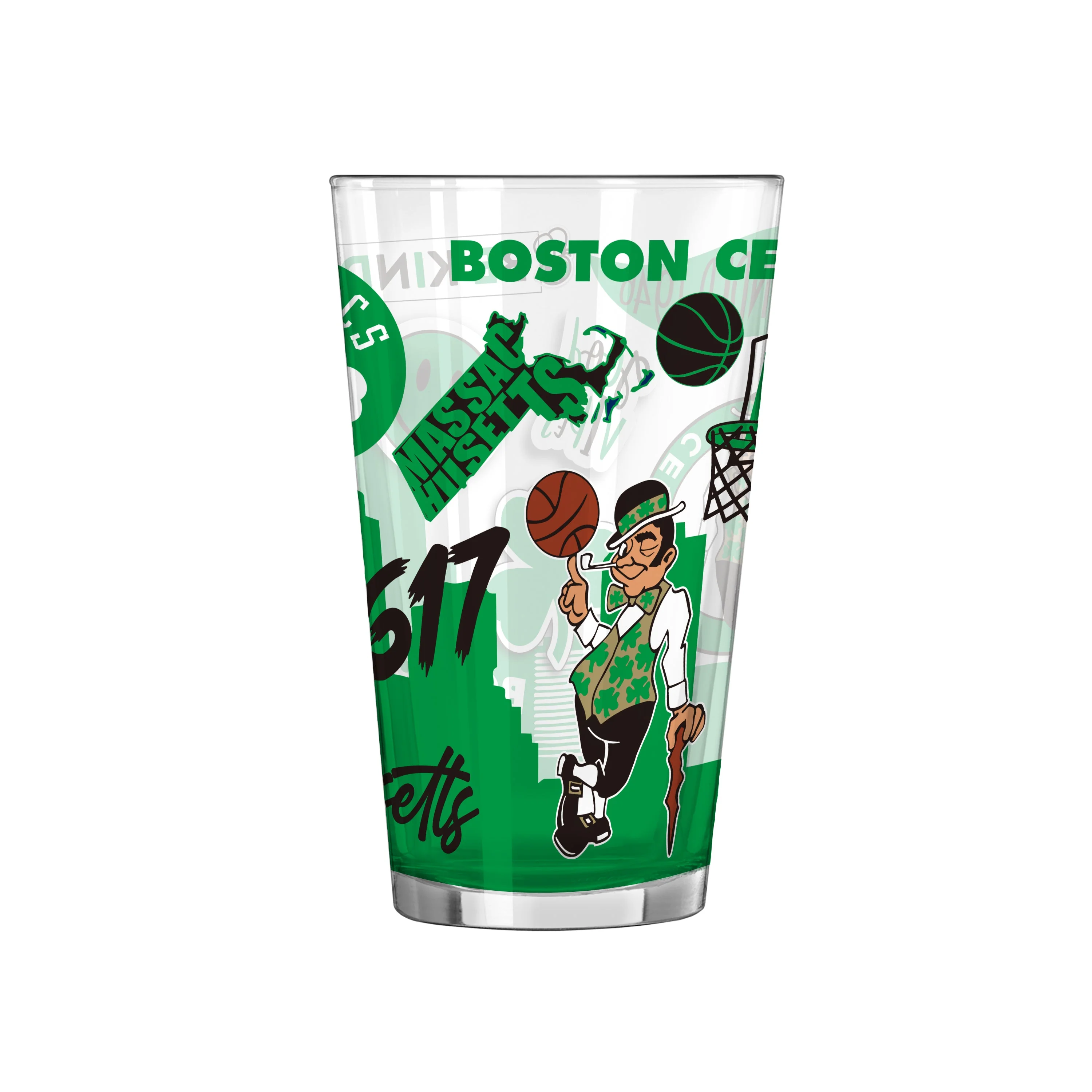 Boston Celtics 16oz Native Pint Glass - Image 2
