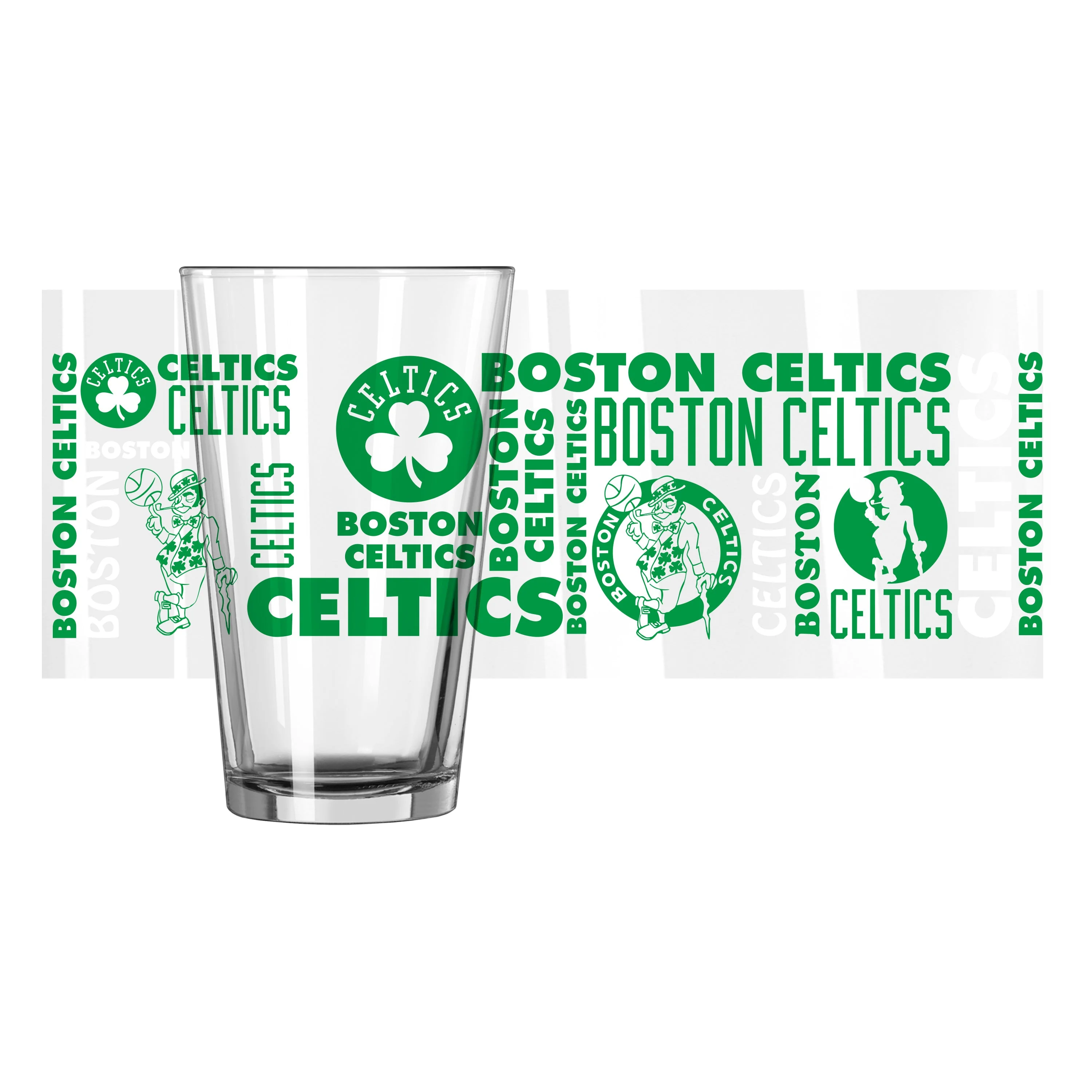 Boston Celtics 16oz Spirit Pint Glass - Image 2