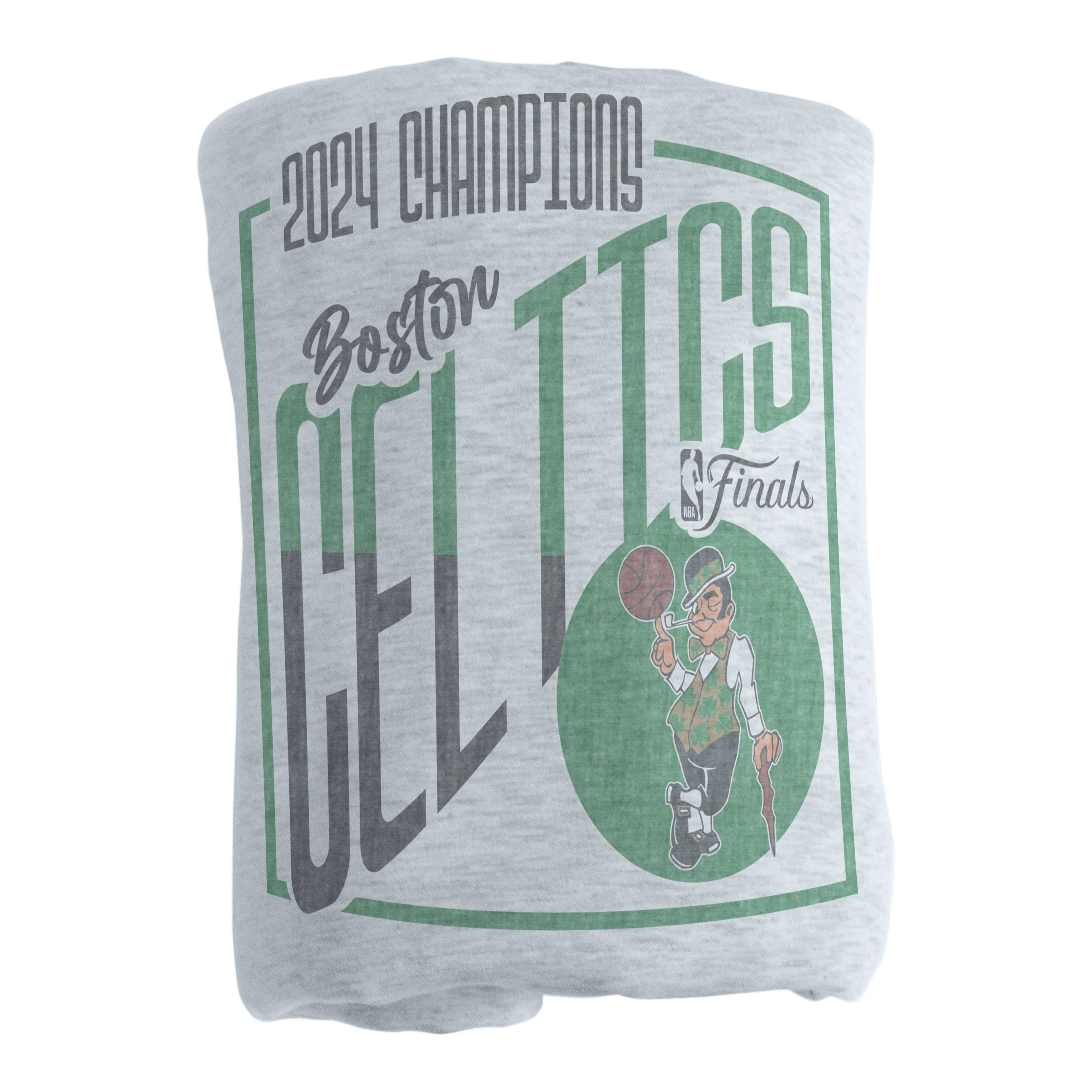 Boston Celtics  2024 NBA Champions Color Sublimated Sweatshirt Blanket - Image 3