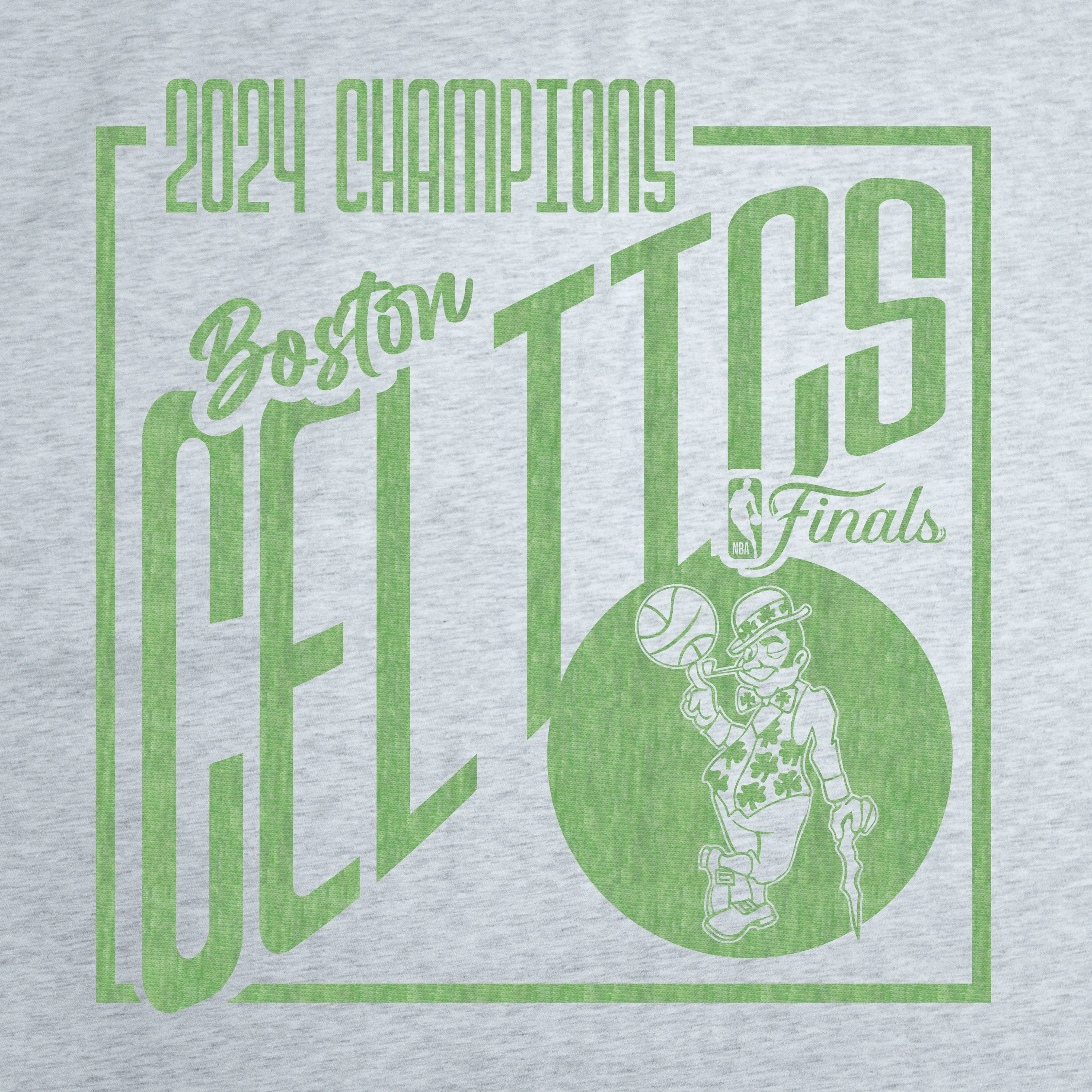 Boston Celtics 2024 NBA Champions Sublimated Sweatshirt Blanket - Image 2