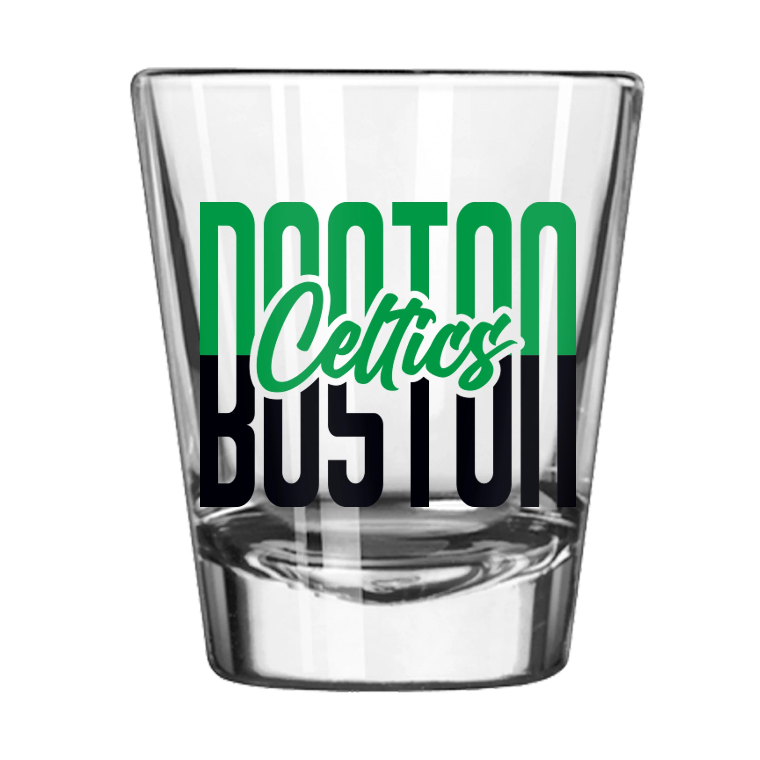 Boston Celtics 2oz 2024 NBA Champions Flipside Shot Glass - Image 2