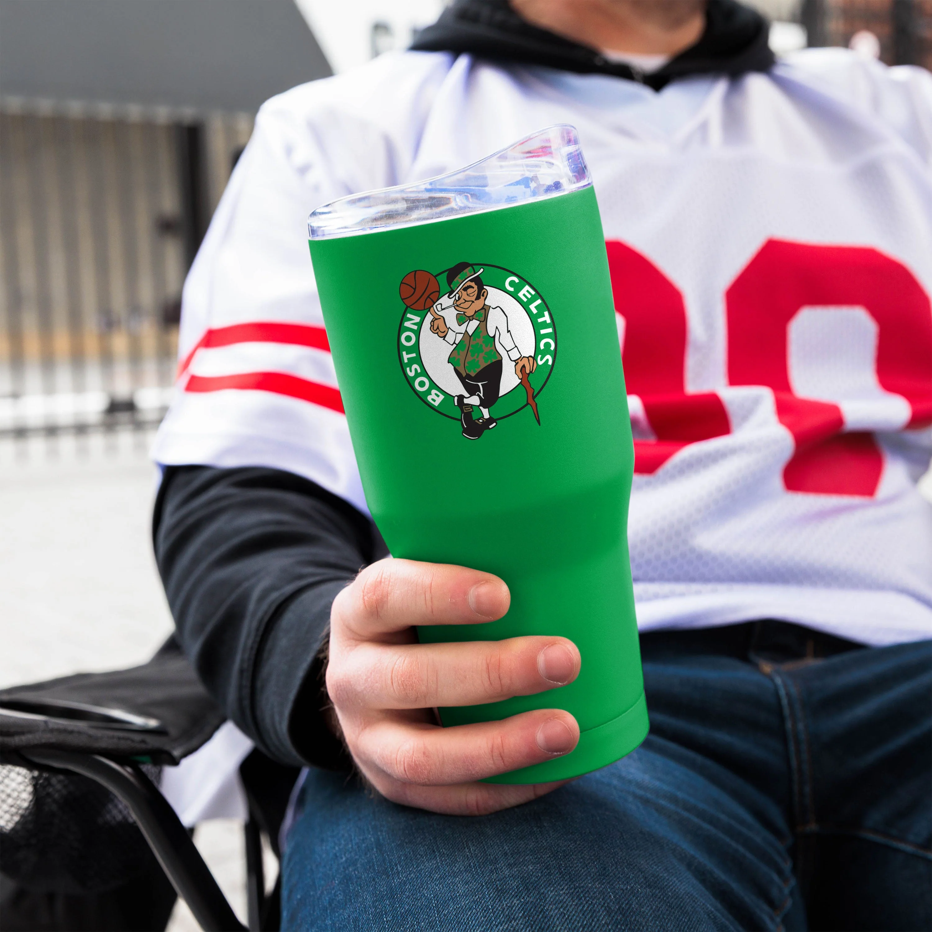 Boston Celtics 30oz Flipside Powder Coat Tumbler - Image 4