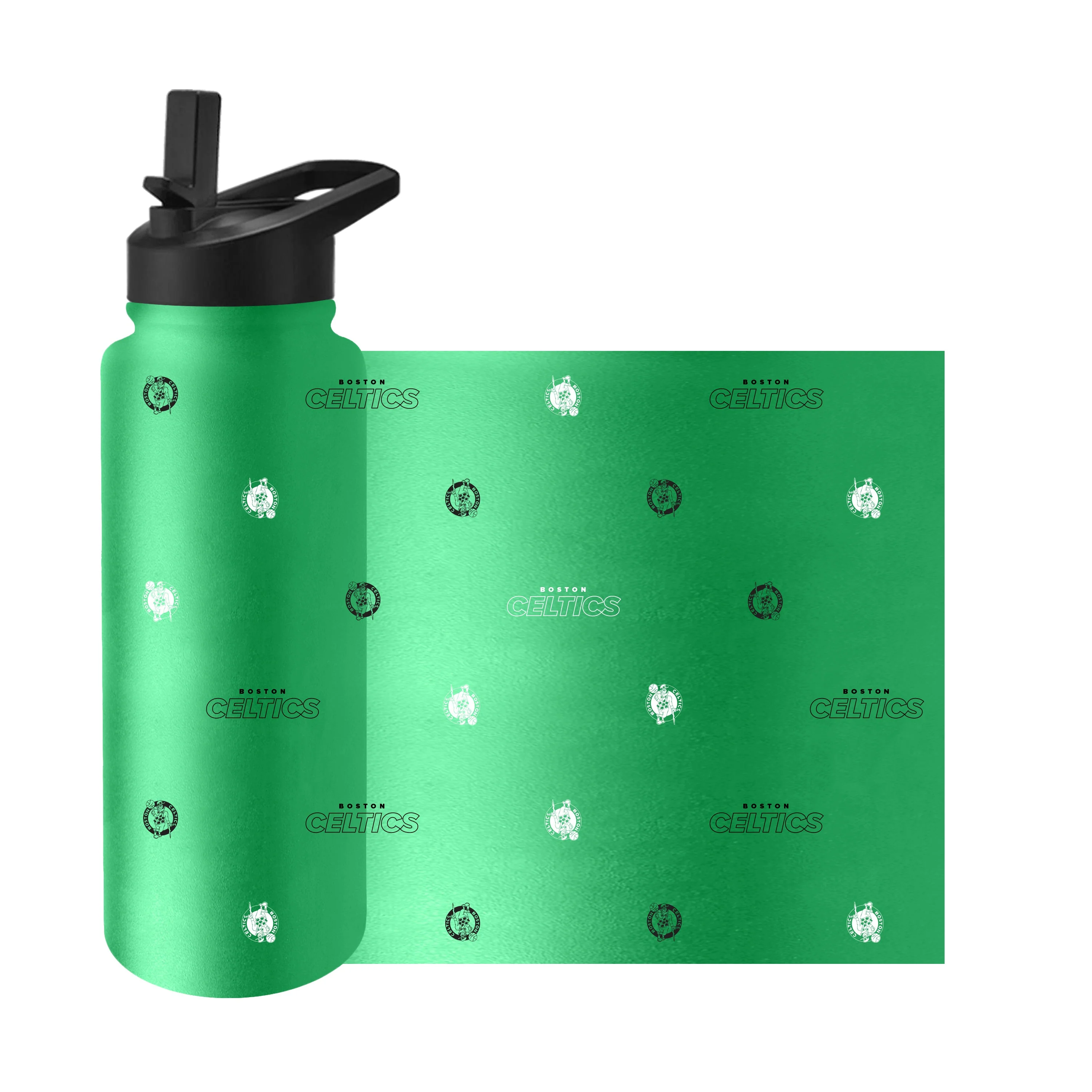 Boston Celtics 34oz Step And Repeat Quencher Bottle - Image 3