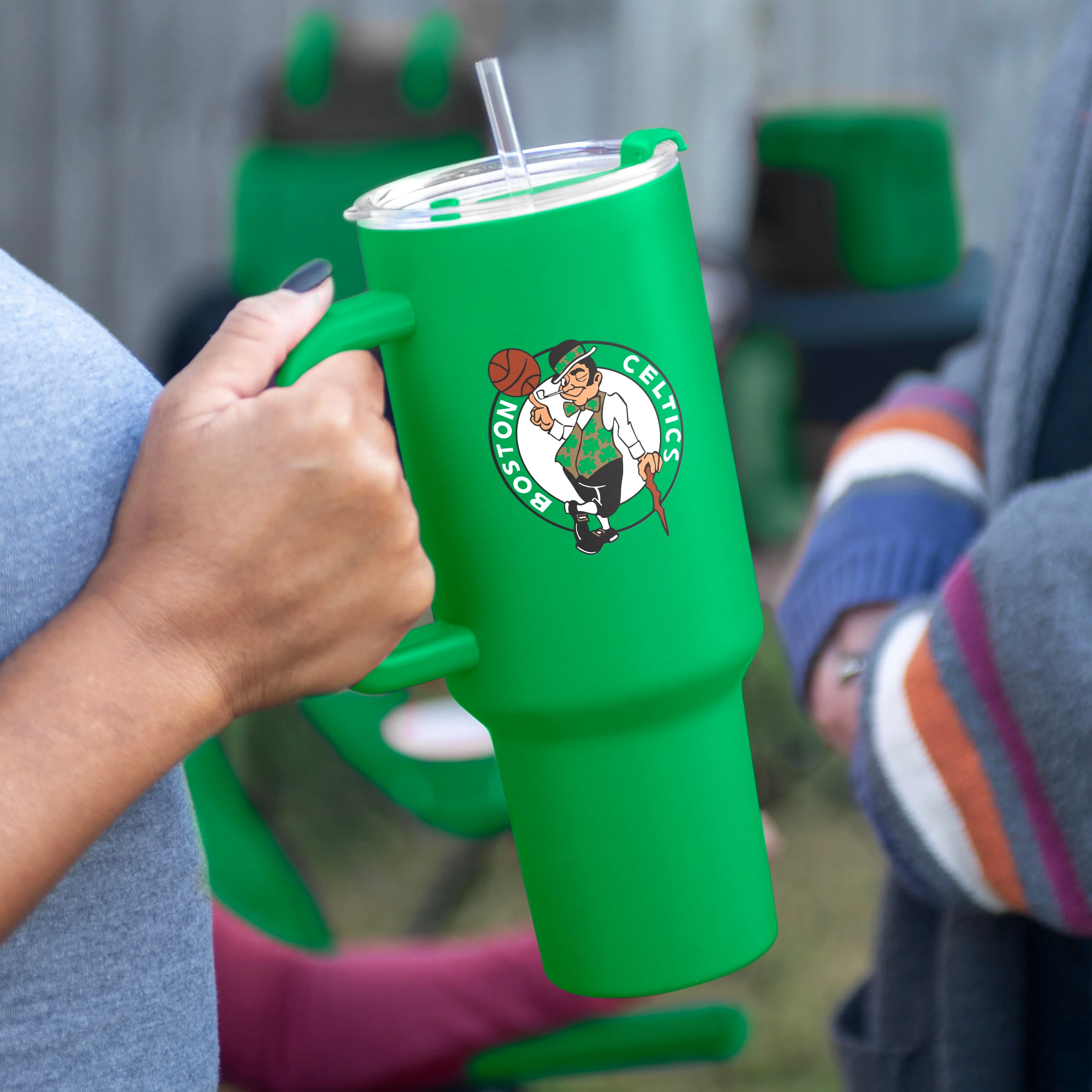 Boston Celtics 40oz Flipside Powder Coat Tumbler - Image 2