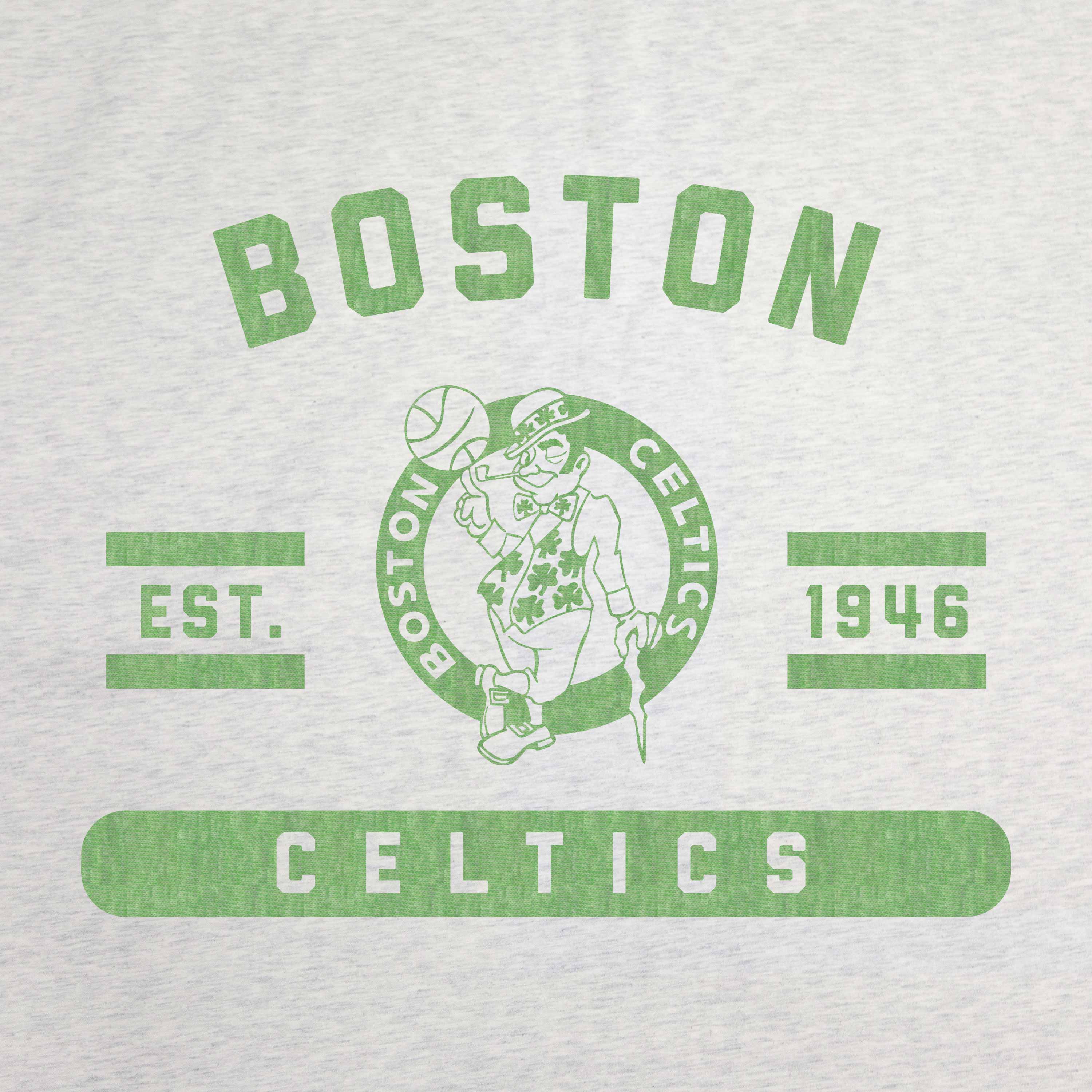 Boston Celtics Oatmeal Sweatshirt Blanket - Image 2