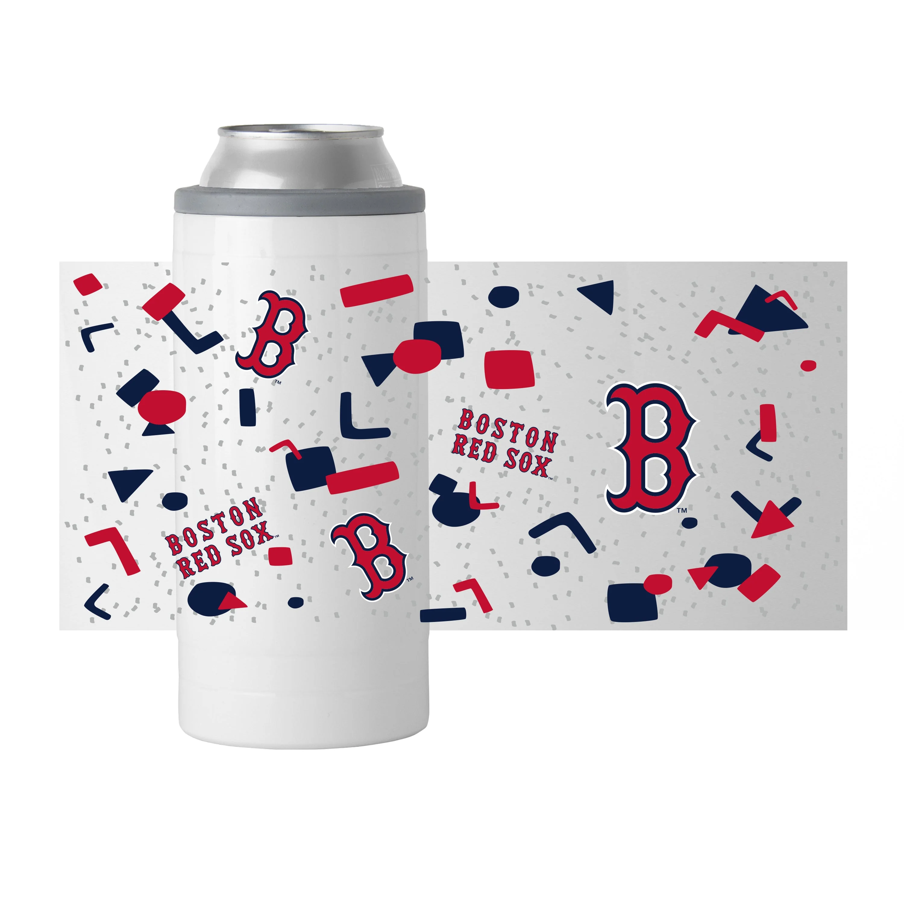 Boston Red Sox 12oz Flashback Slim Can Coolie - Image 2