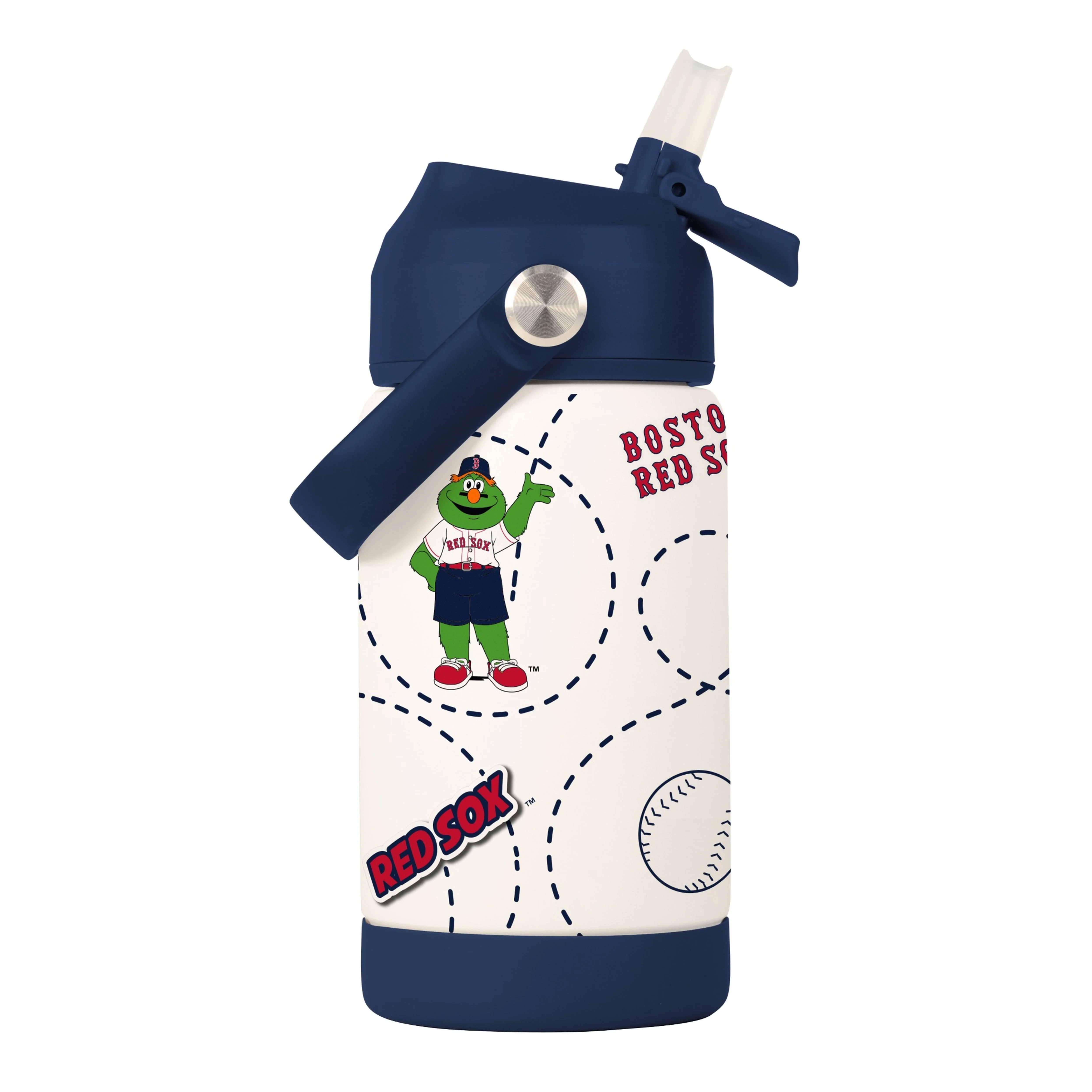 Boston Red Sox 12oz Mascot SS Kids Bottle - Image 3