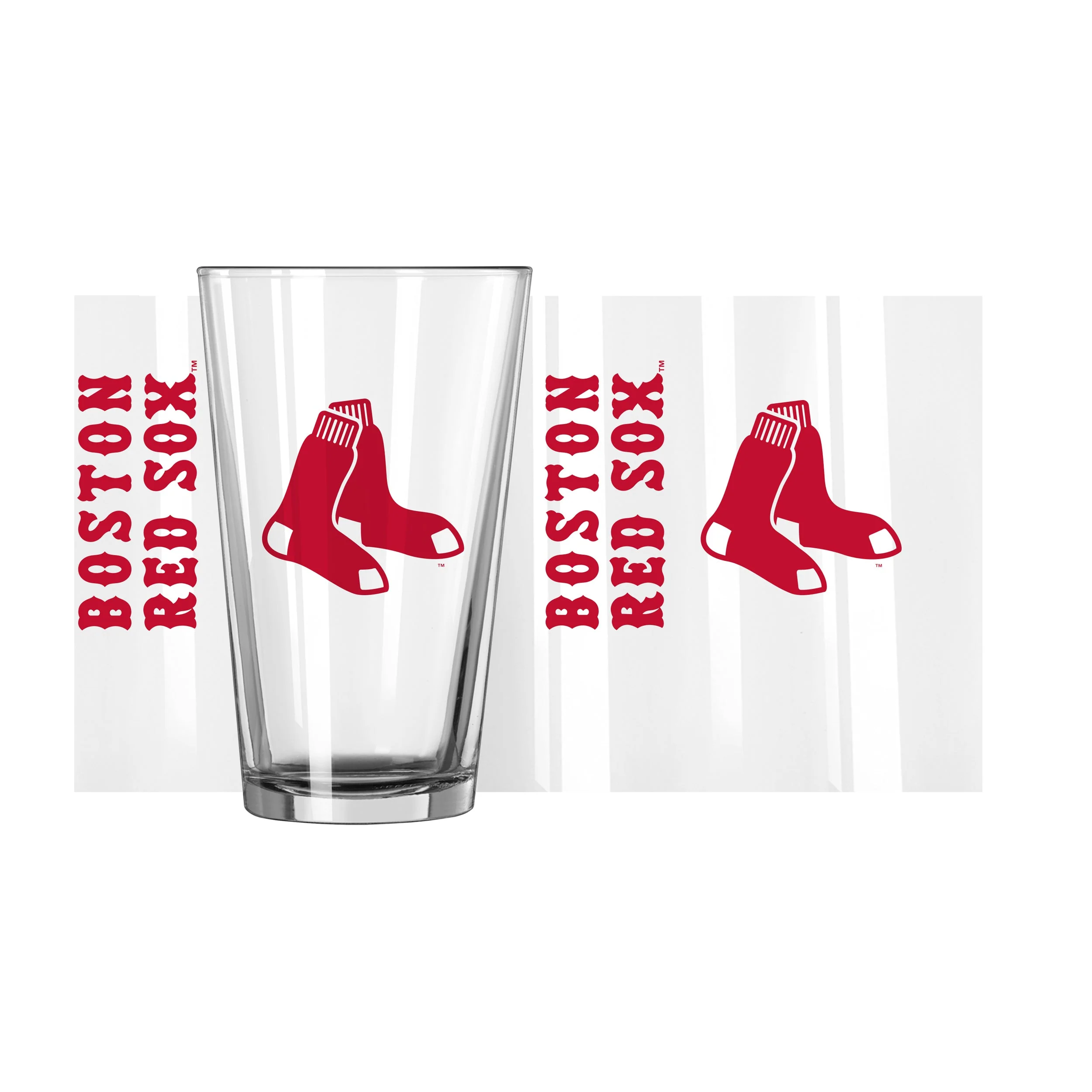 Boston Red Sox 16oz Gameday Pint Glass - Image 2