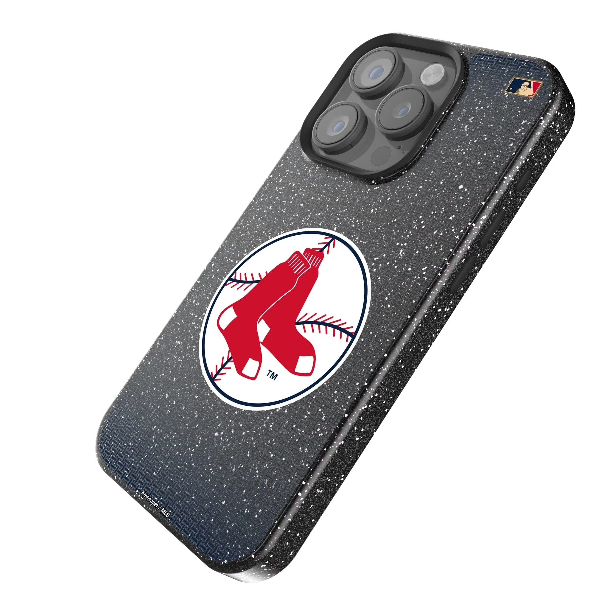 Boston Red Sox 1970-1975 - Cooperstown Collection Linen Bling Phone Case for Apple iPhone - Image 2