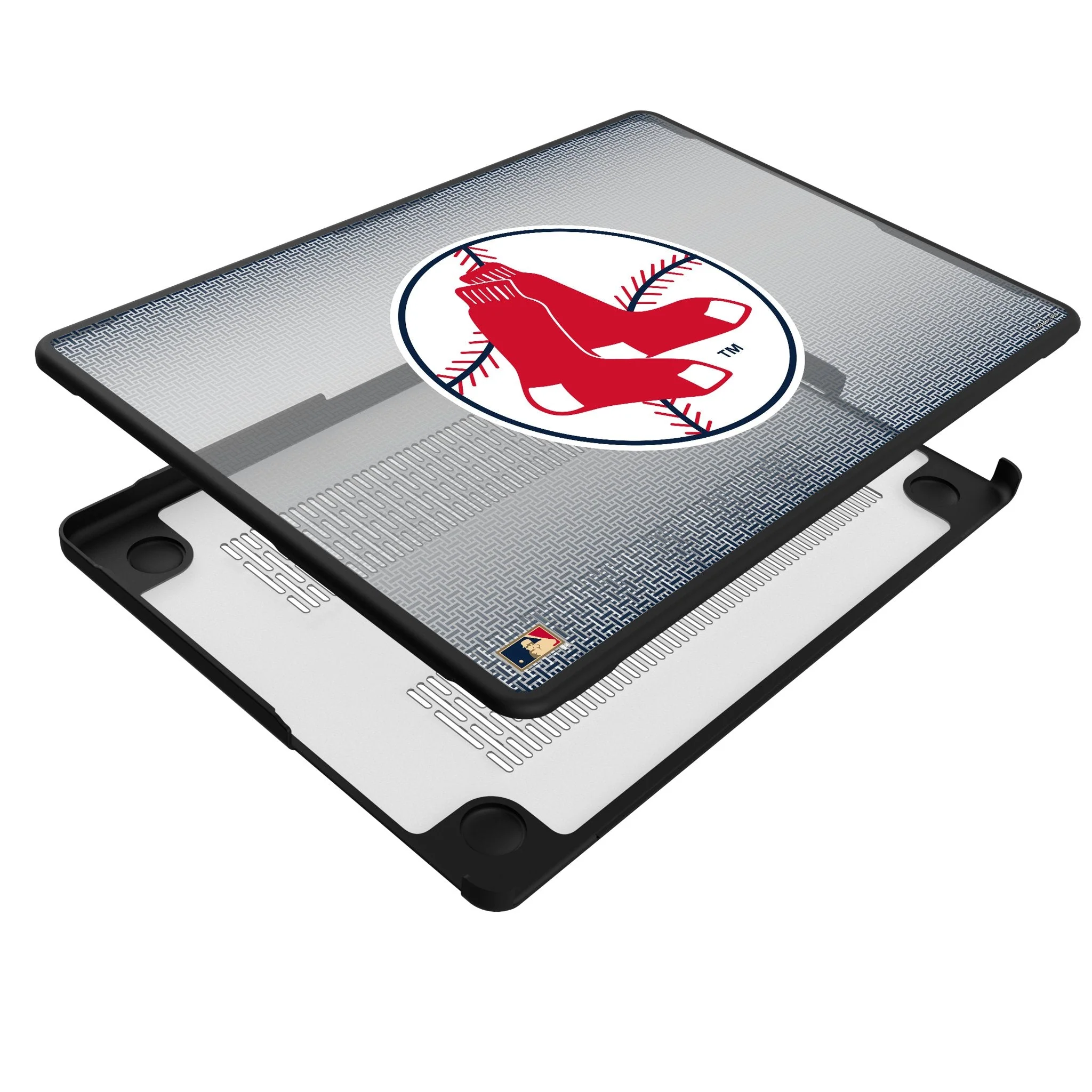 Boston Red Sox 1970-1975 - Cooperstown Collection Linen Laptop Case for Apple MacBook - Image 4