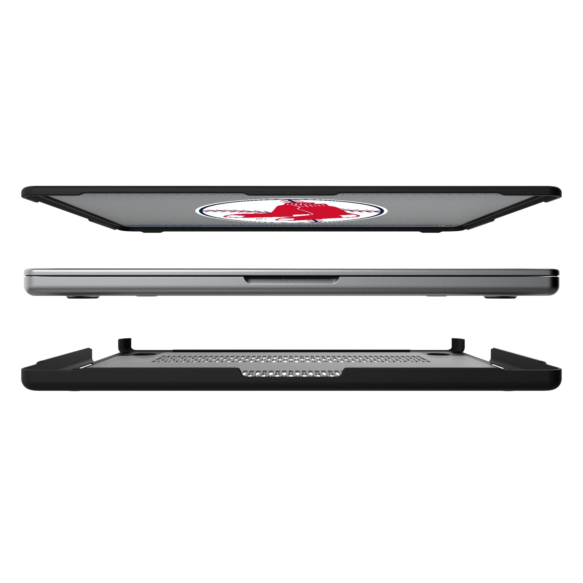 Boston Red Sox 1970-1975 - Cooperstown Collection Linen Laptop Case for Apple MacBook - Image 7