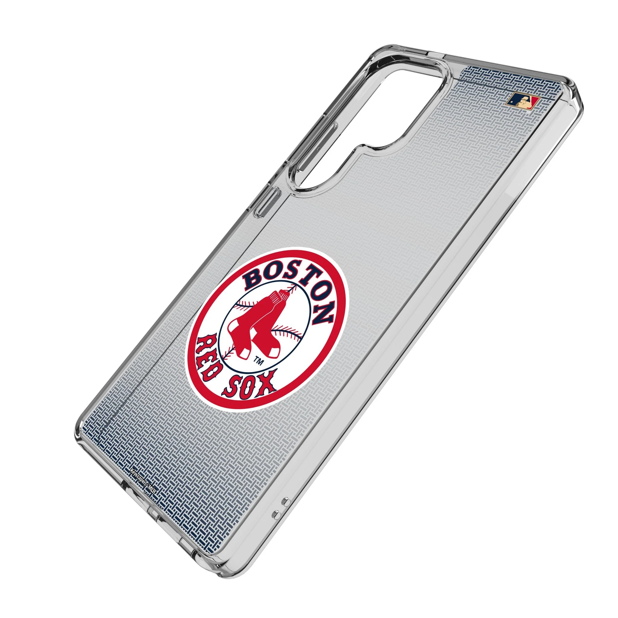 Boston Red Sox 1976-2008 - Cooperstown Collection Linen Clear Phone Case for Samsung Galaxy - Image 2