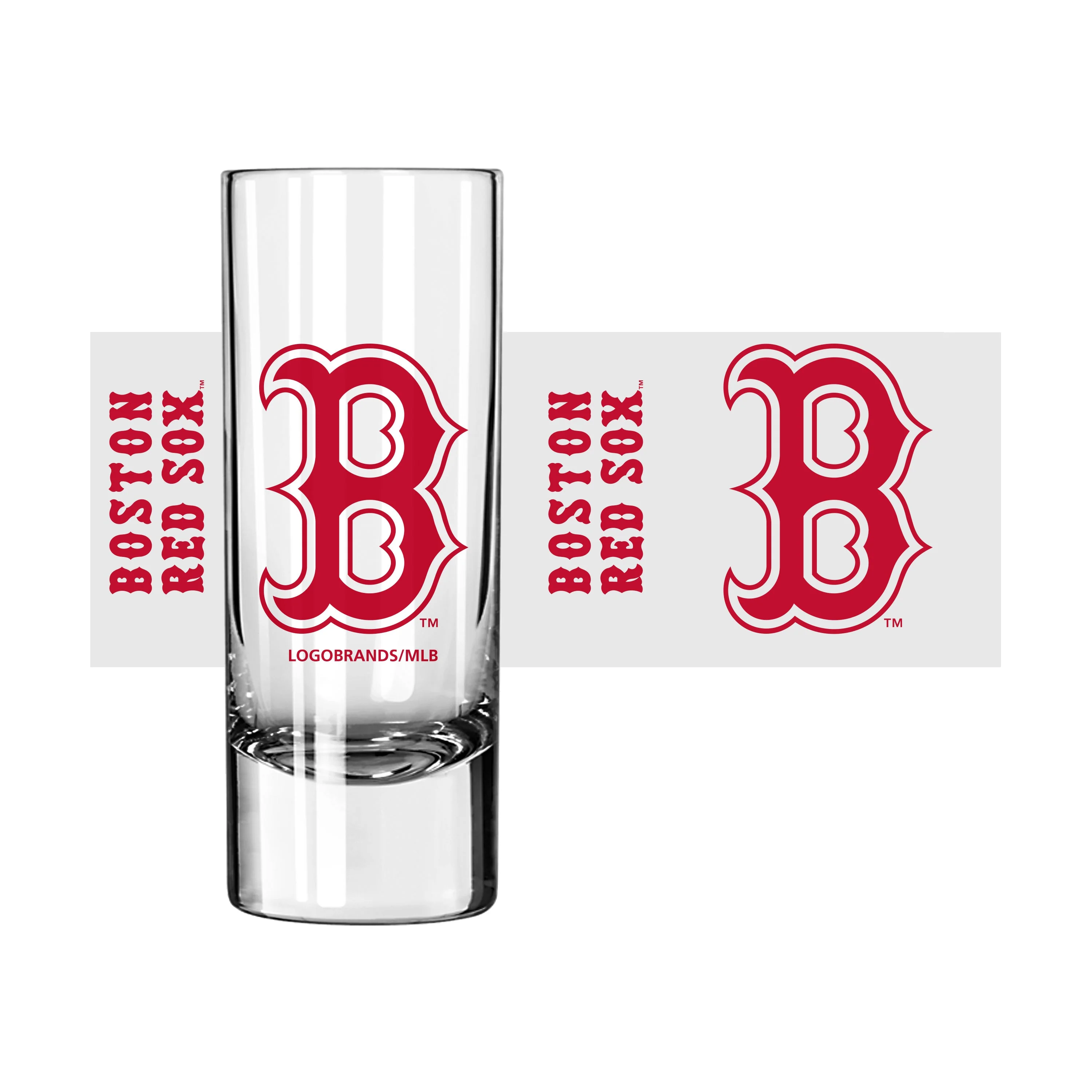 Boston Red Sox 2.5oz Gameday Shooter Glass - Image 2
