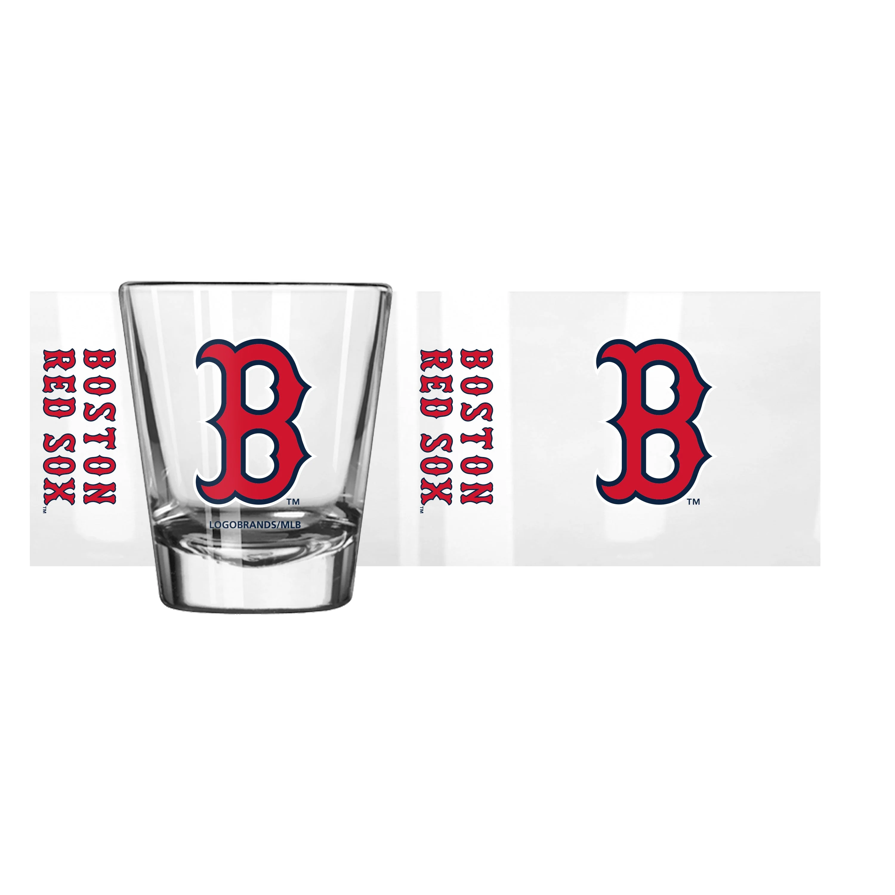 Boston Red Sox 2oz Color Gameday Shot Glass - Image 2