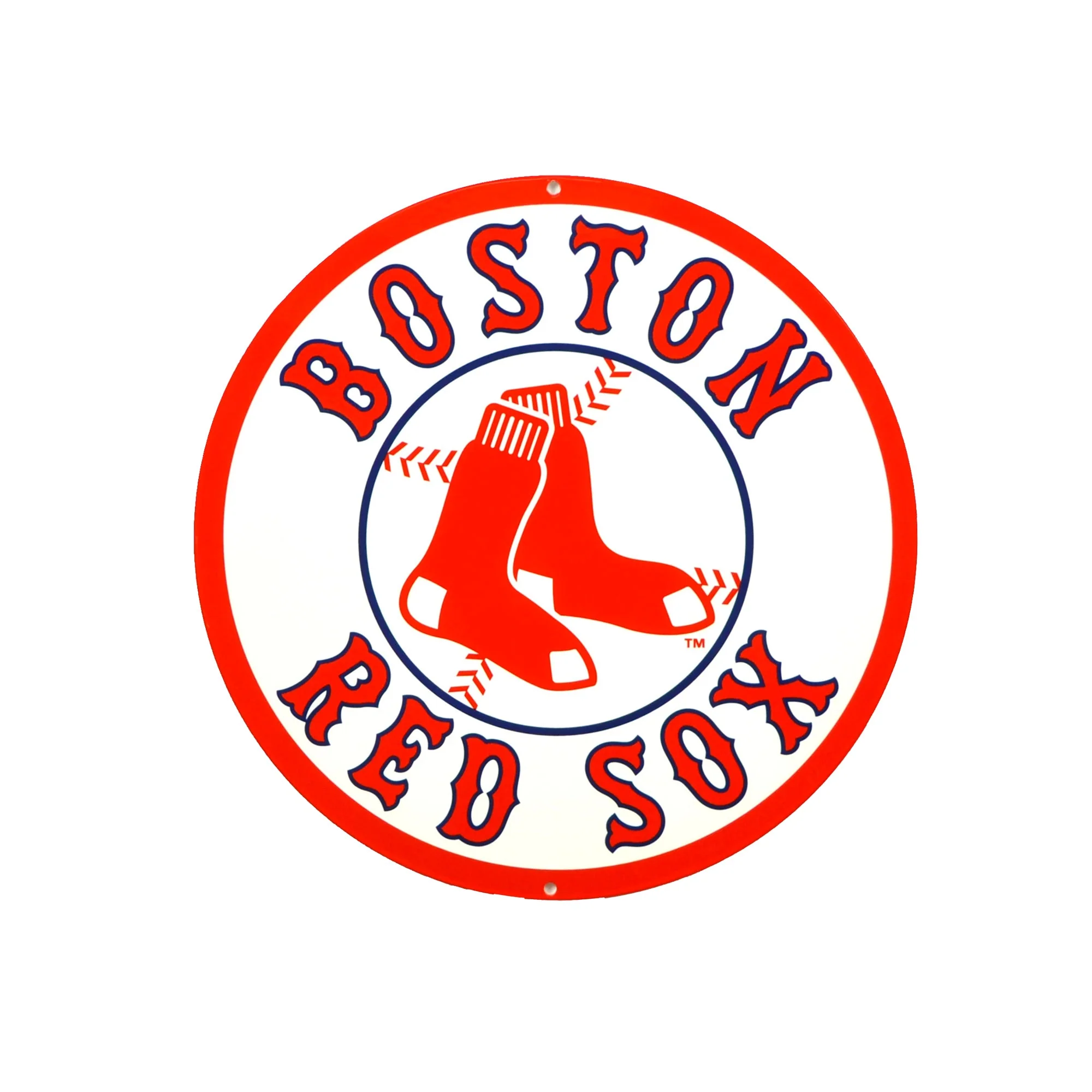 Boston Red Sox 12" Spirit Size Steel Laser Cut Sign