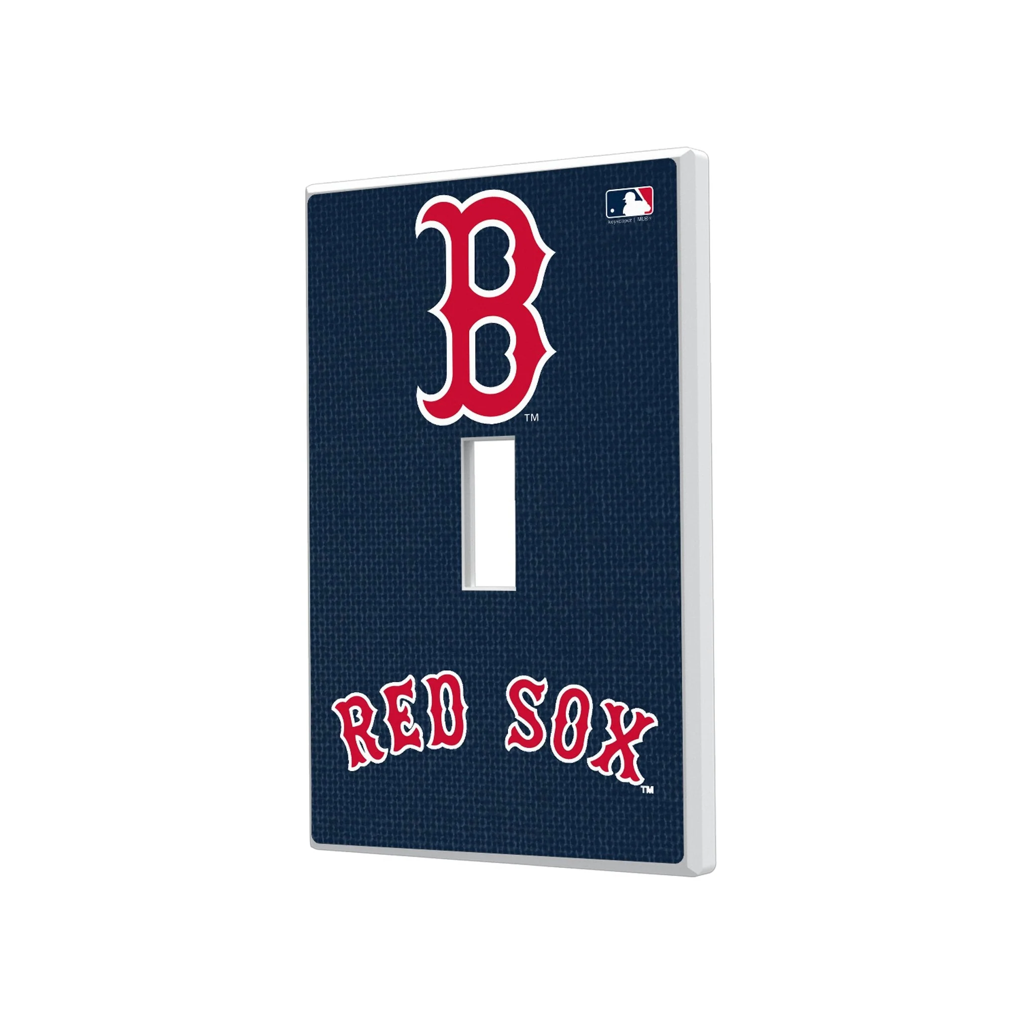 Boston Red Sox Solid Hidden-Screw Light Switch Plate
