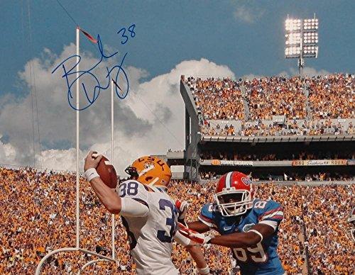 Brad Wing Autographed LSU Tigers 16x20 TD Run Photo- JSA Witnessed Auth - Image 2