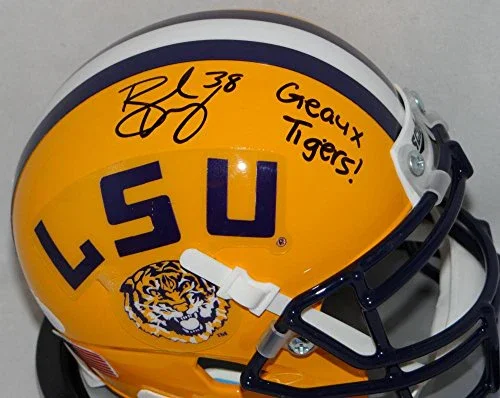 Brad Wing Autographed LSU Tigers Schutt Mini Helmet W/ Geaux Tigers- JSA W Auth - Image 2