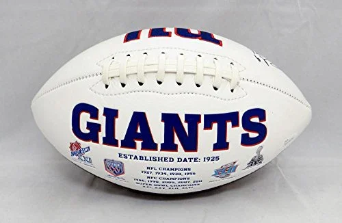 Brad Wing Autographed New York Giants Logo Football- JSA Witnessed Auth - Image 3
