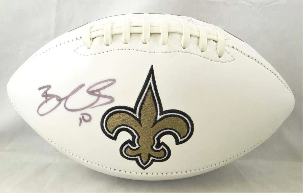 Brandin Cooks Autographed New Orleans Saints Logo Football- JSA Witnessed Auth - Image 4