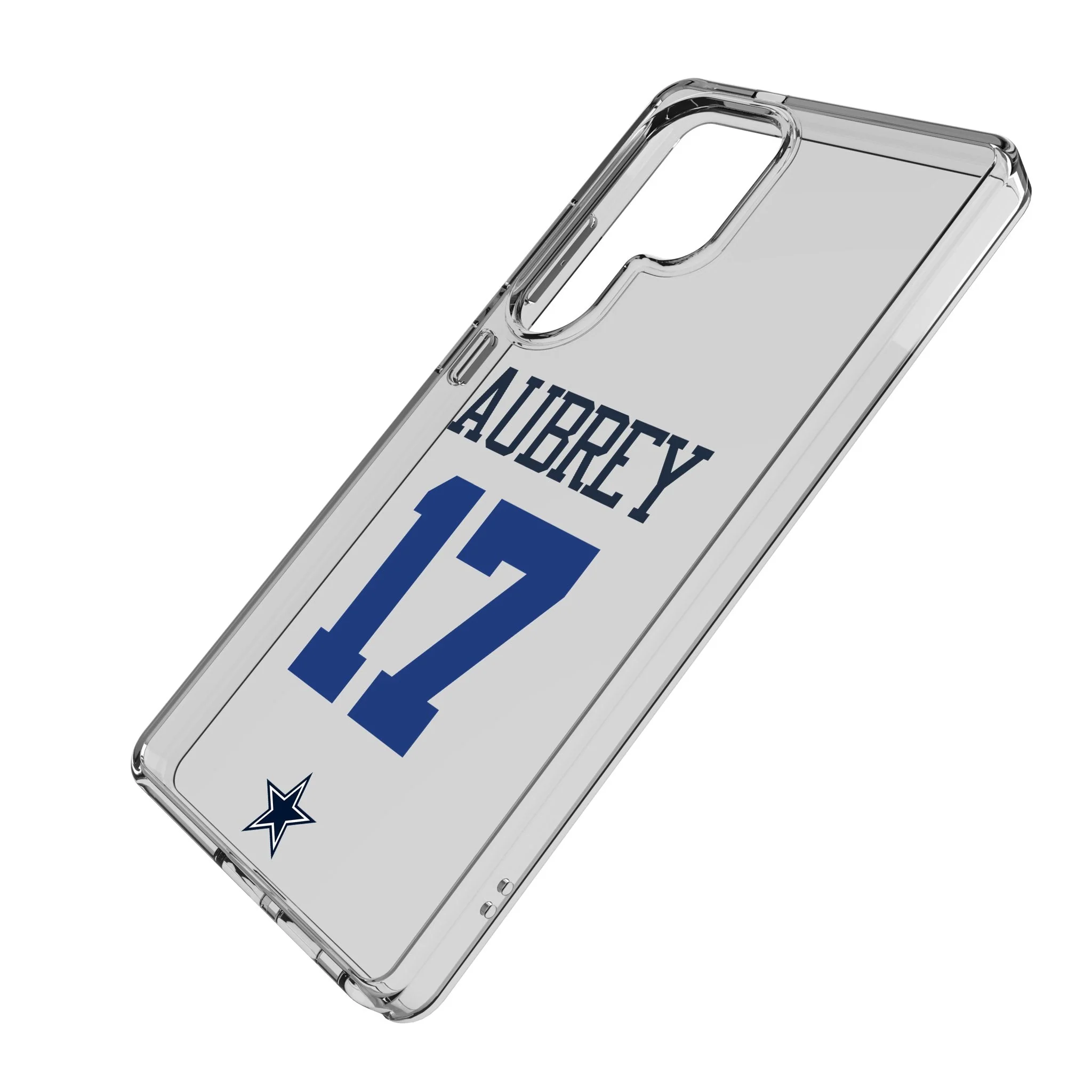 Brandon Aubrey Dallas Cowboys 17 Game Tactic Clear Phone Case for Samsung Galaxy - Image 2